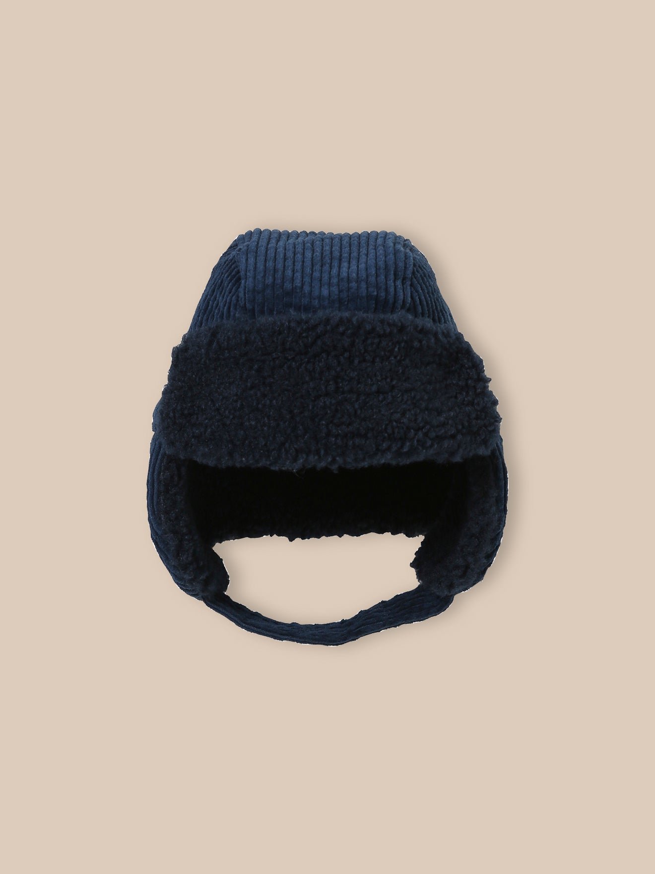 Fur-lined Russian hat CYRILLUS Blue