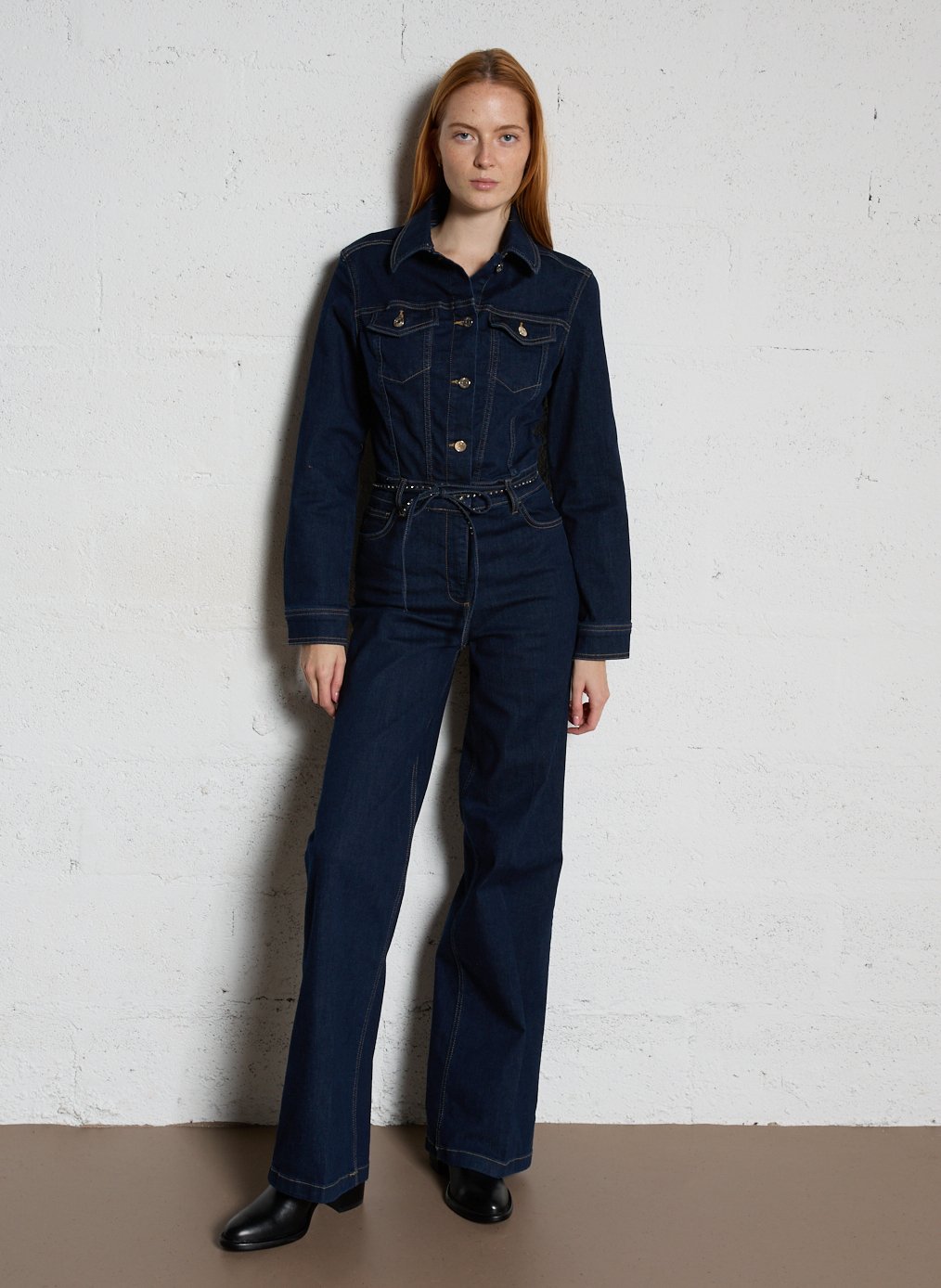 Combinaison en jean LIU JO Bleu