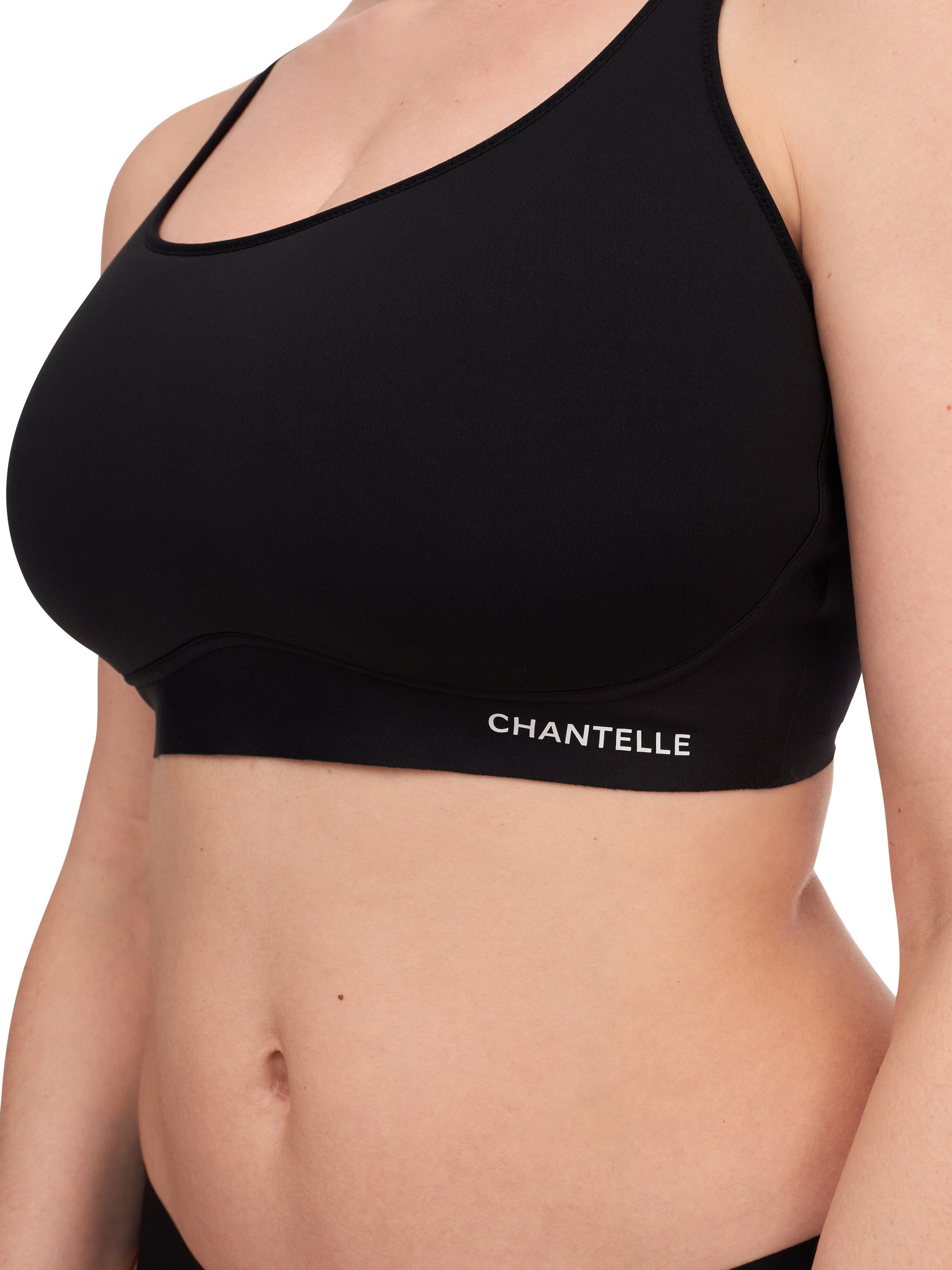 Spacer crop top CHANTELLE Black
