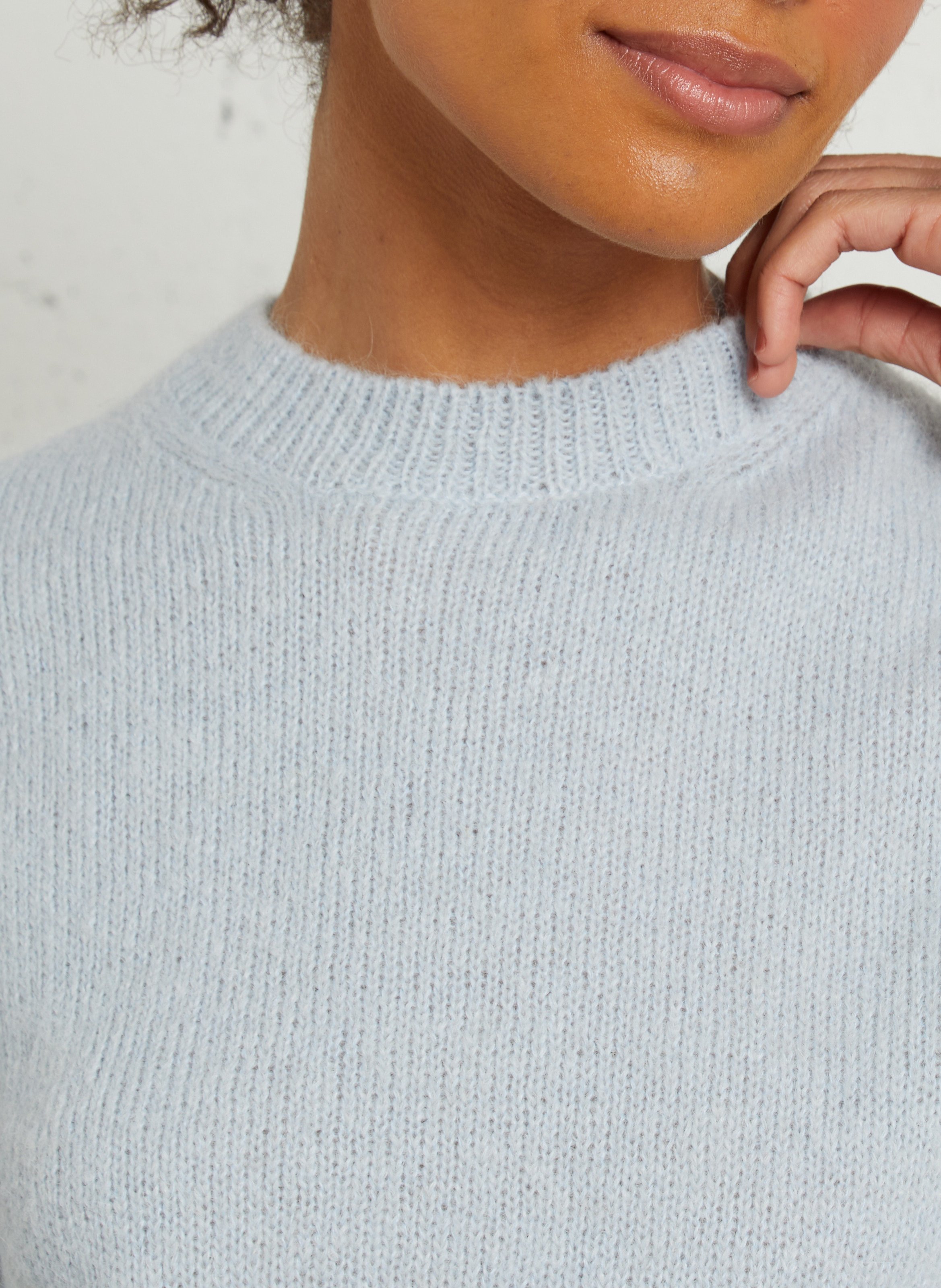 Blended wool oversize sweater MASSCOB Blue