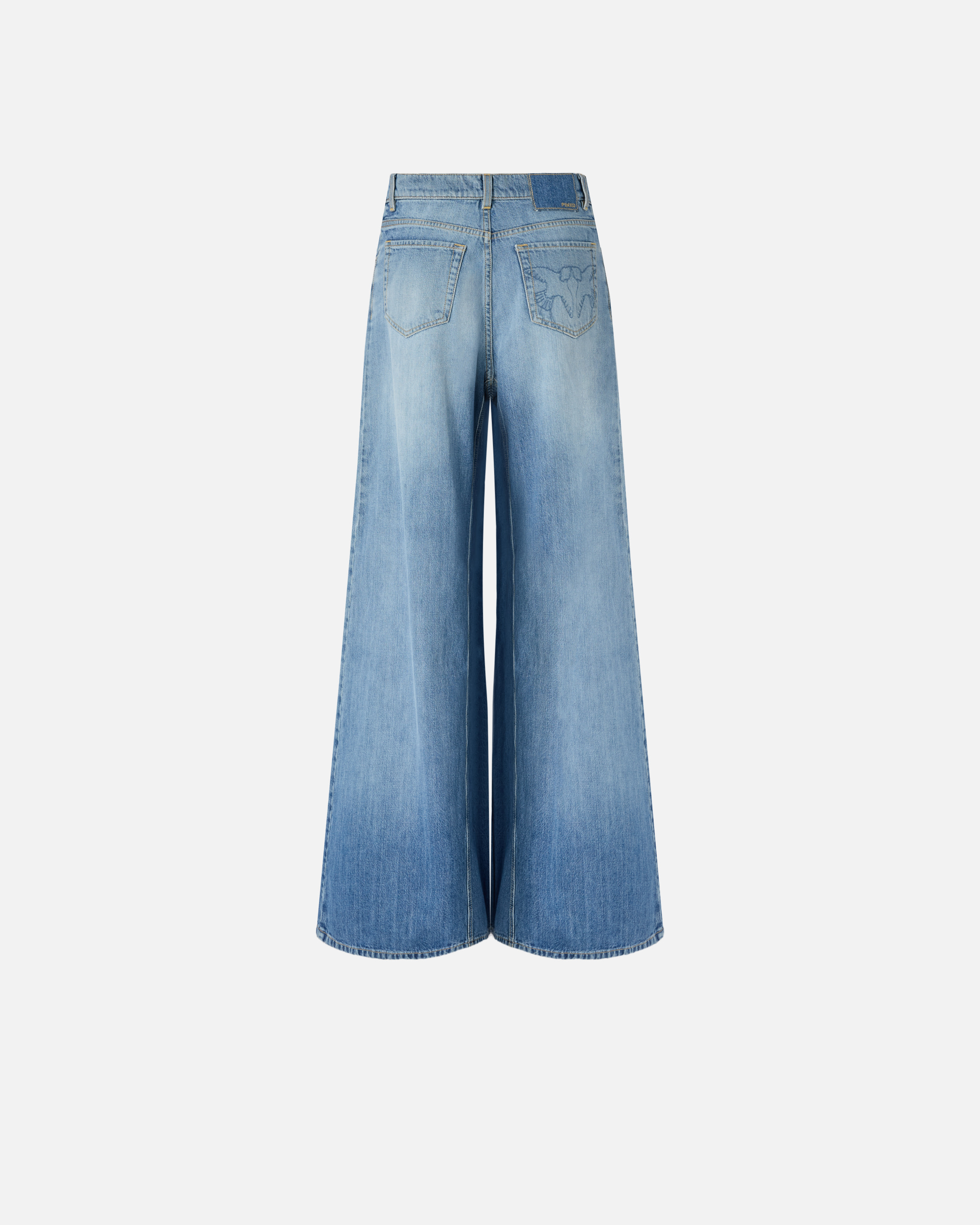 Jean évasé super wide leg PINKO Bleu
