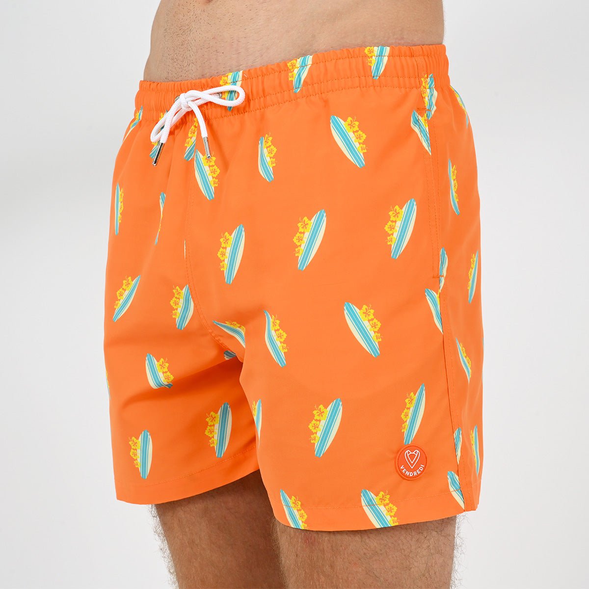 Swim shorts for the surfer VENDREDI SWIMWEAR Orange