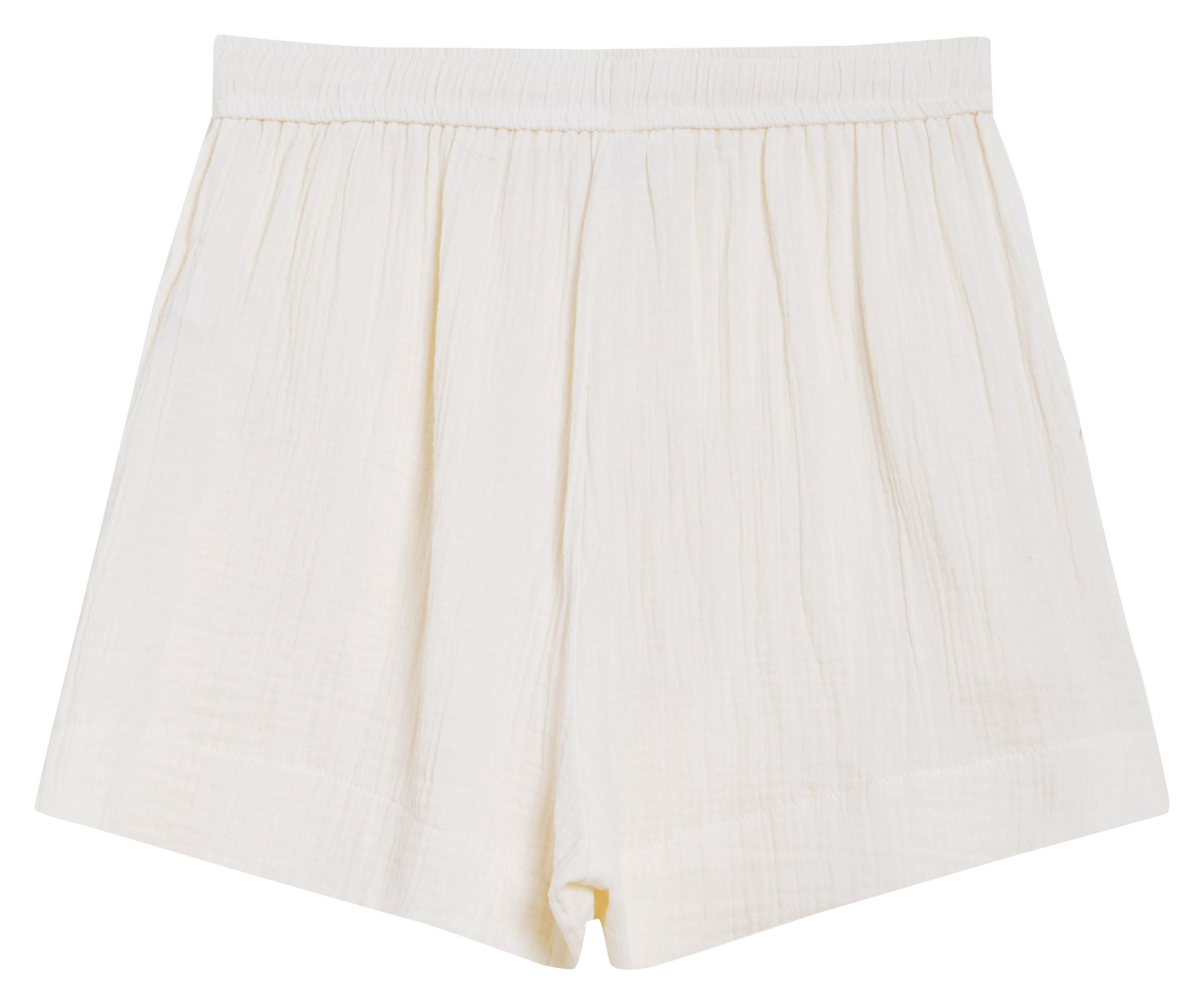 Recht, katoenen short GRACE ET MILA Wit