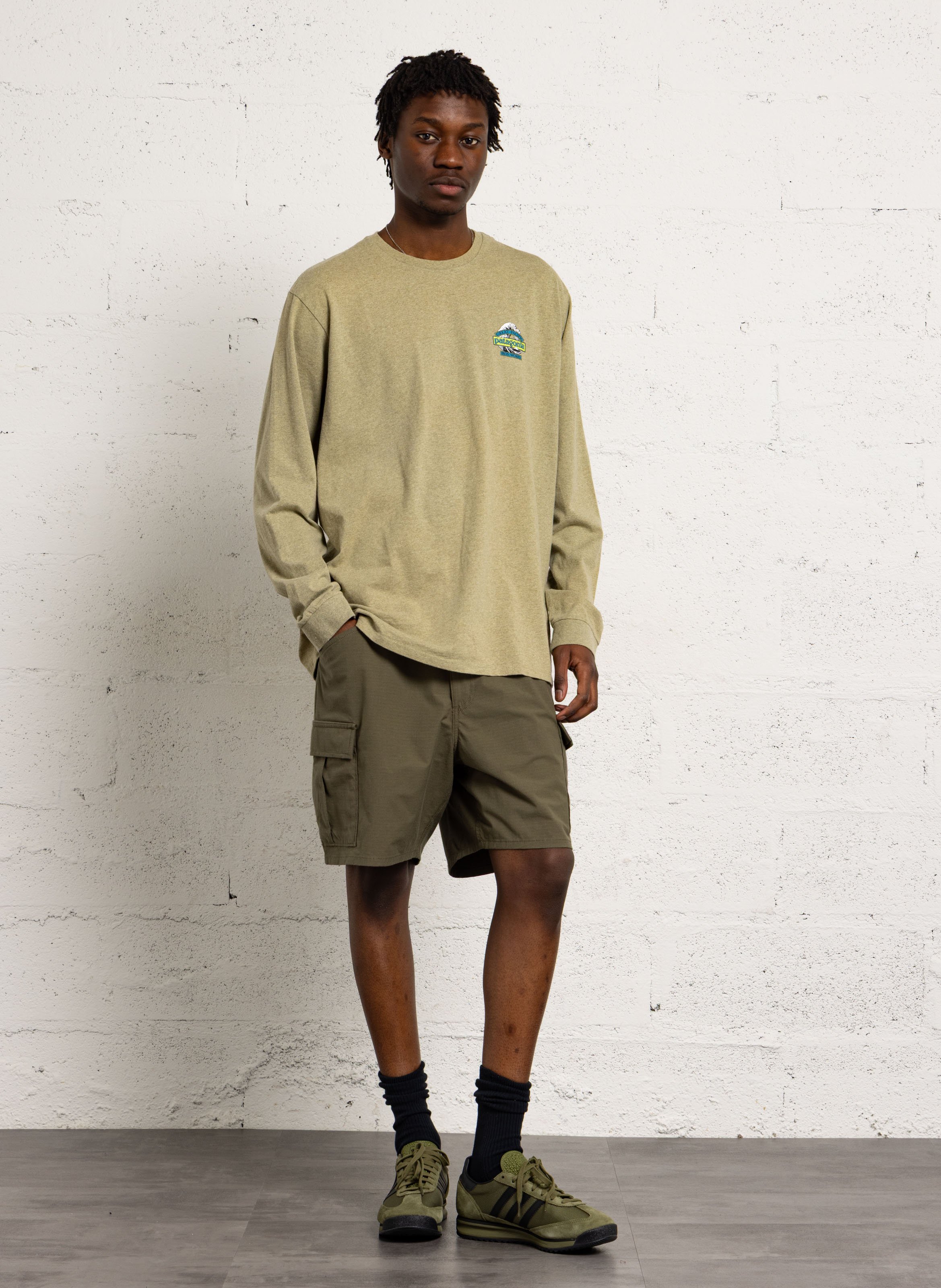 Straight shorts PATAGONIA Green