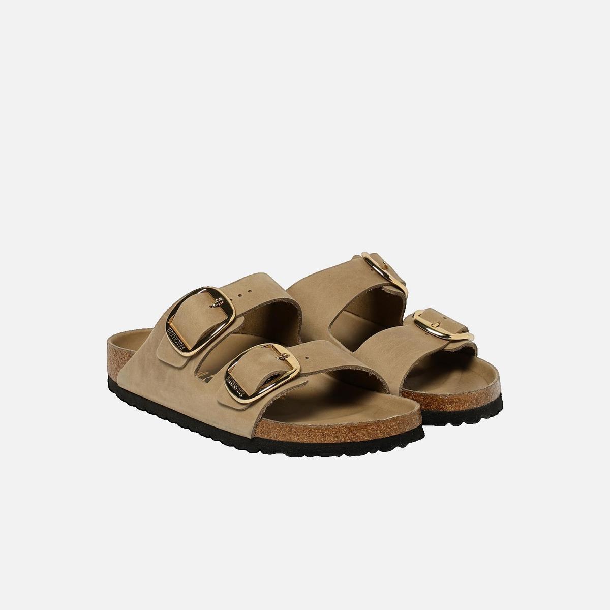 Arizona flat sandals BIRKENSTOCK Brown