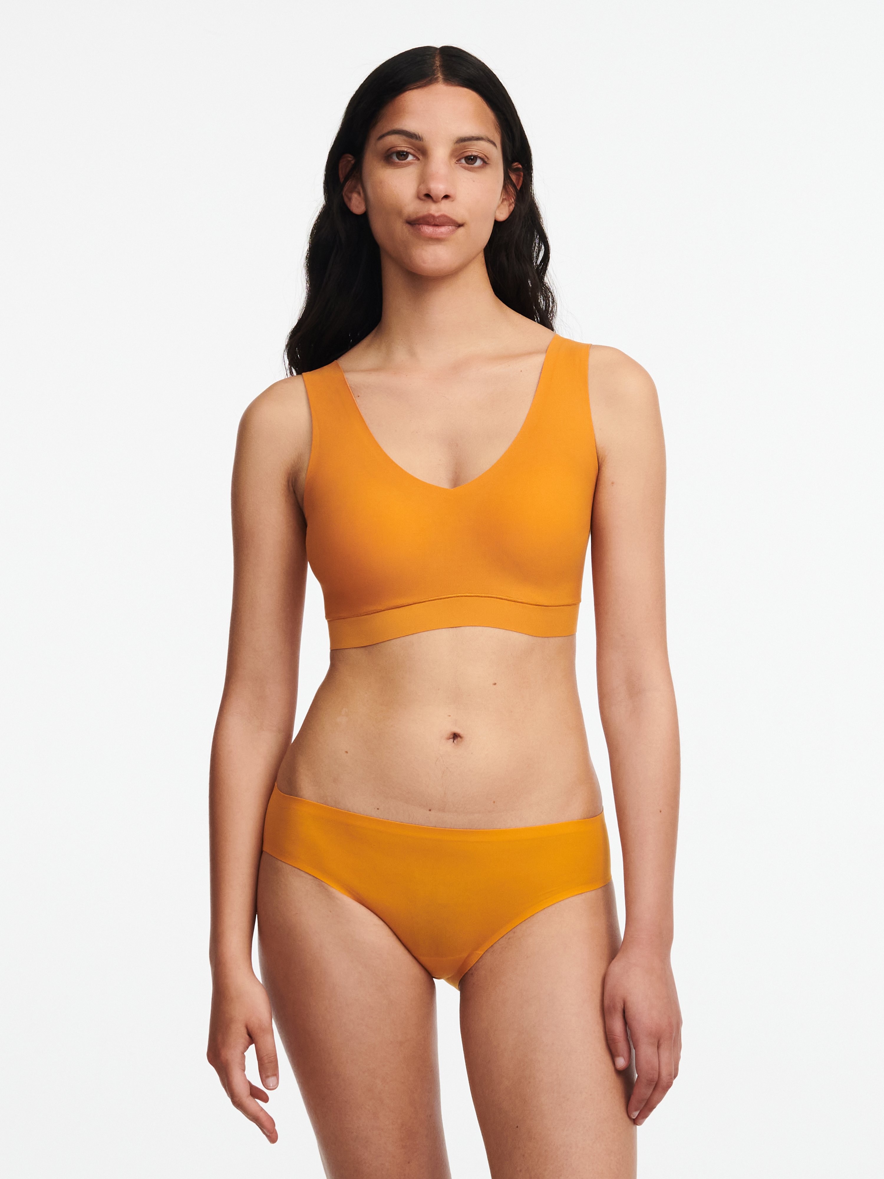 Crop top with cups | Brown CHANTELLE Women