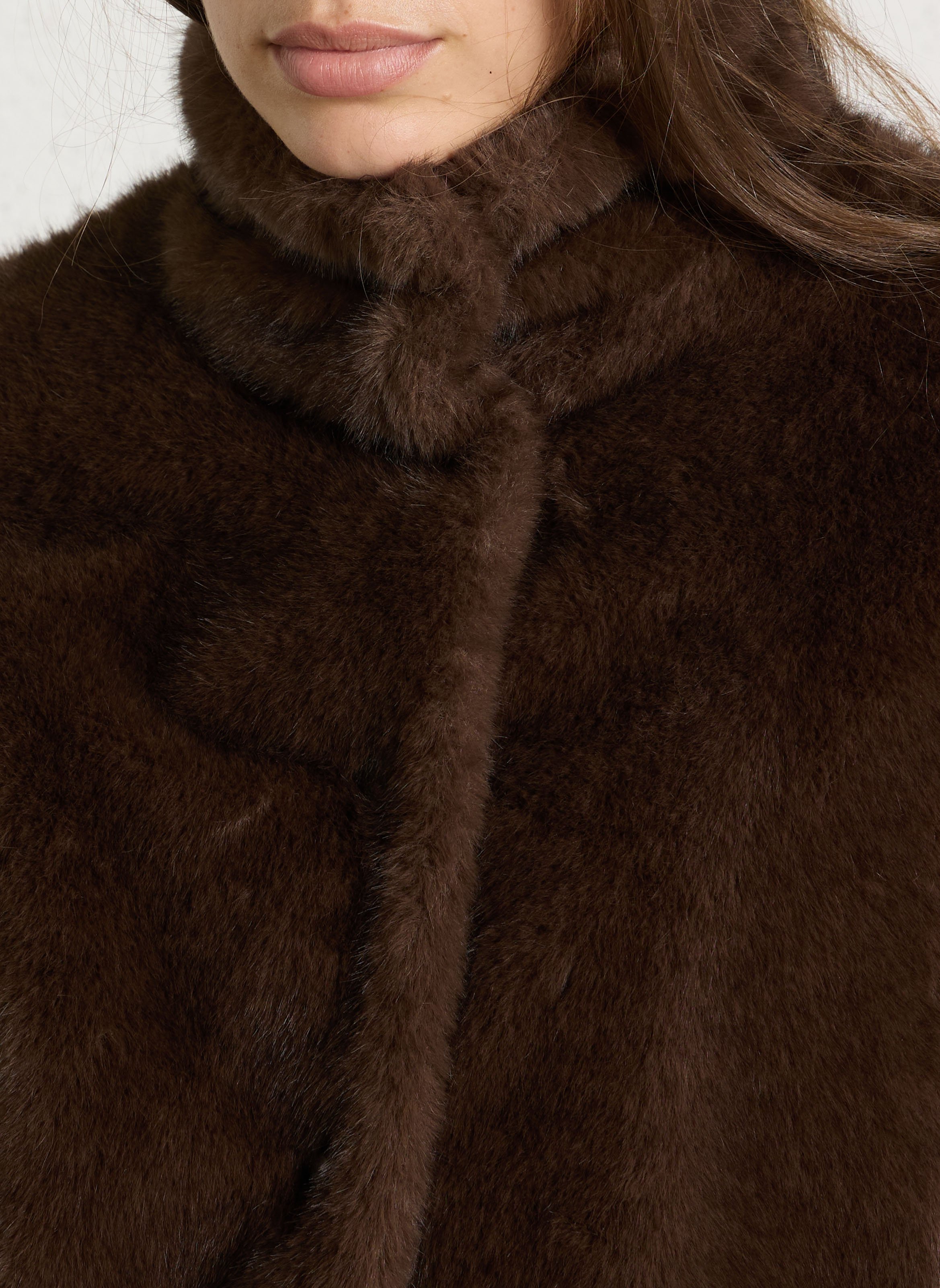 Jasje van imitatiebont MAX MARA WEEK END Bruin