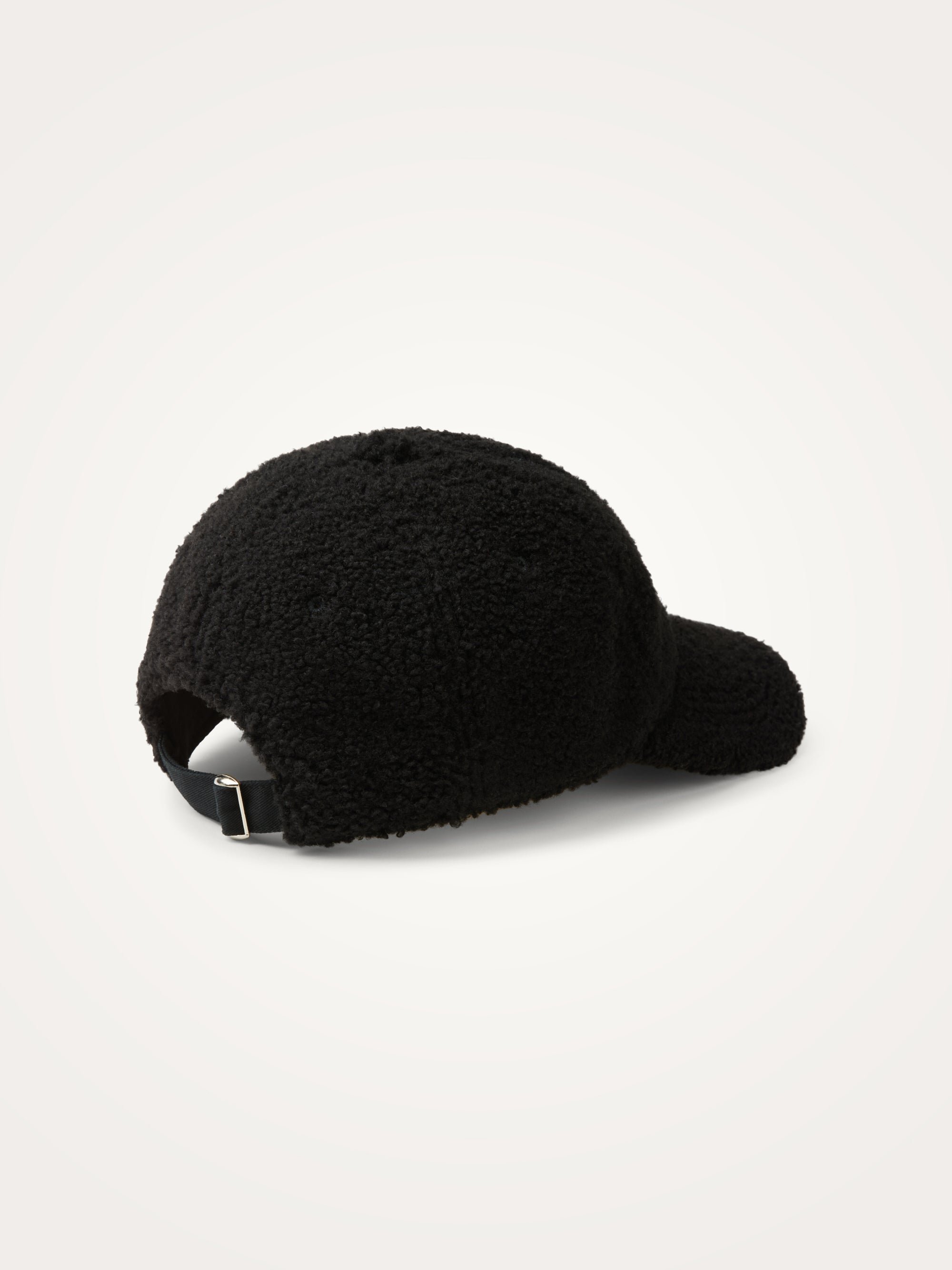 Embroidered monogram cap VANESSA WU Black