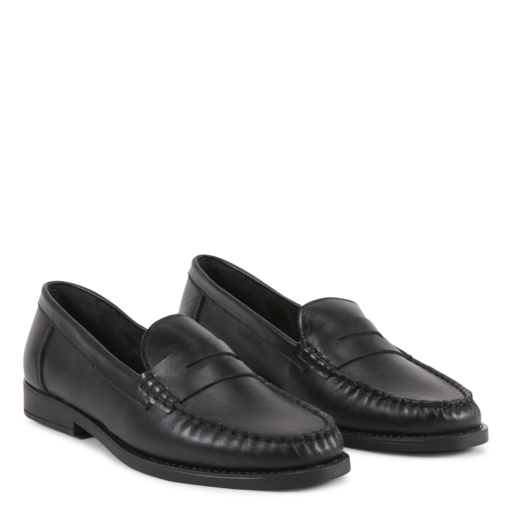 Leren mocassins | Zwart MELLOW YELLOW Dames