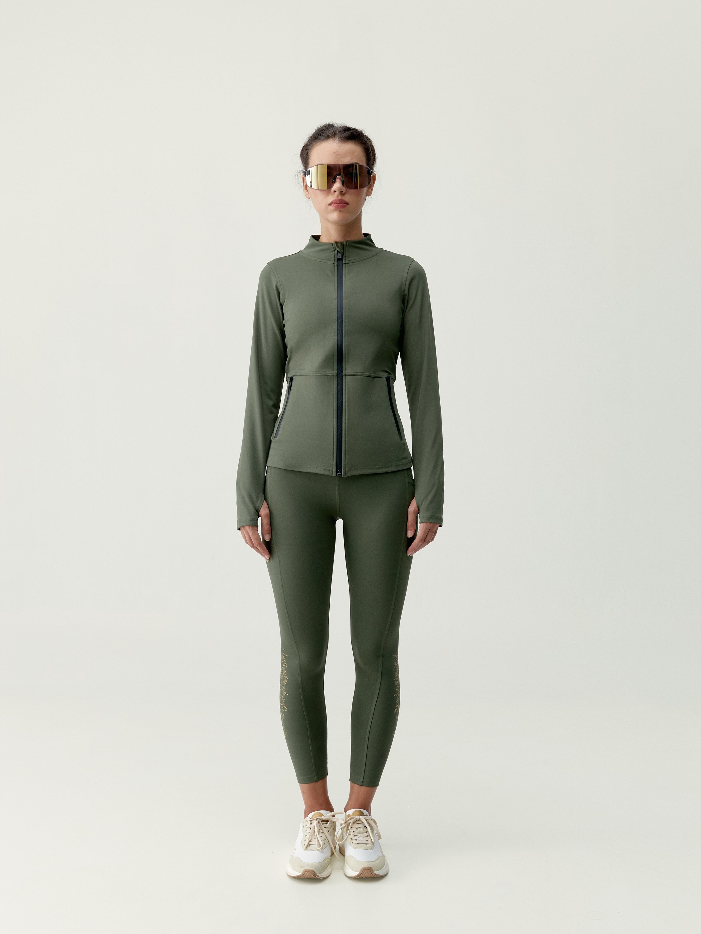 Women's sport jacket Isla with quick-dry pockets BORN Green