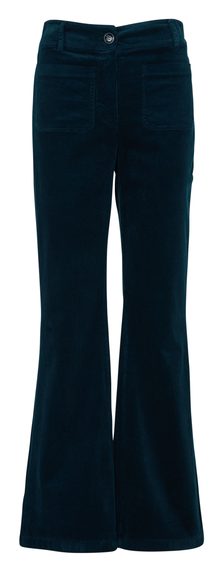 Wijde corduroy broek van gemengd katoen LA FEE MARABOUTEE Blauw