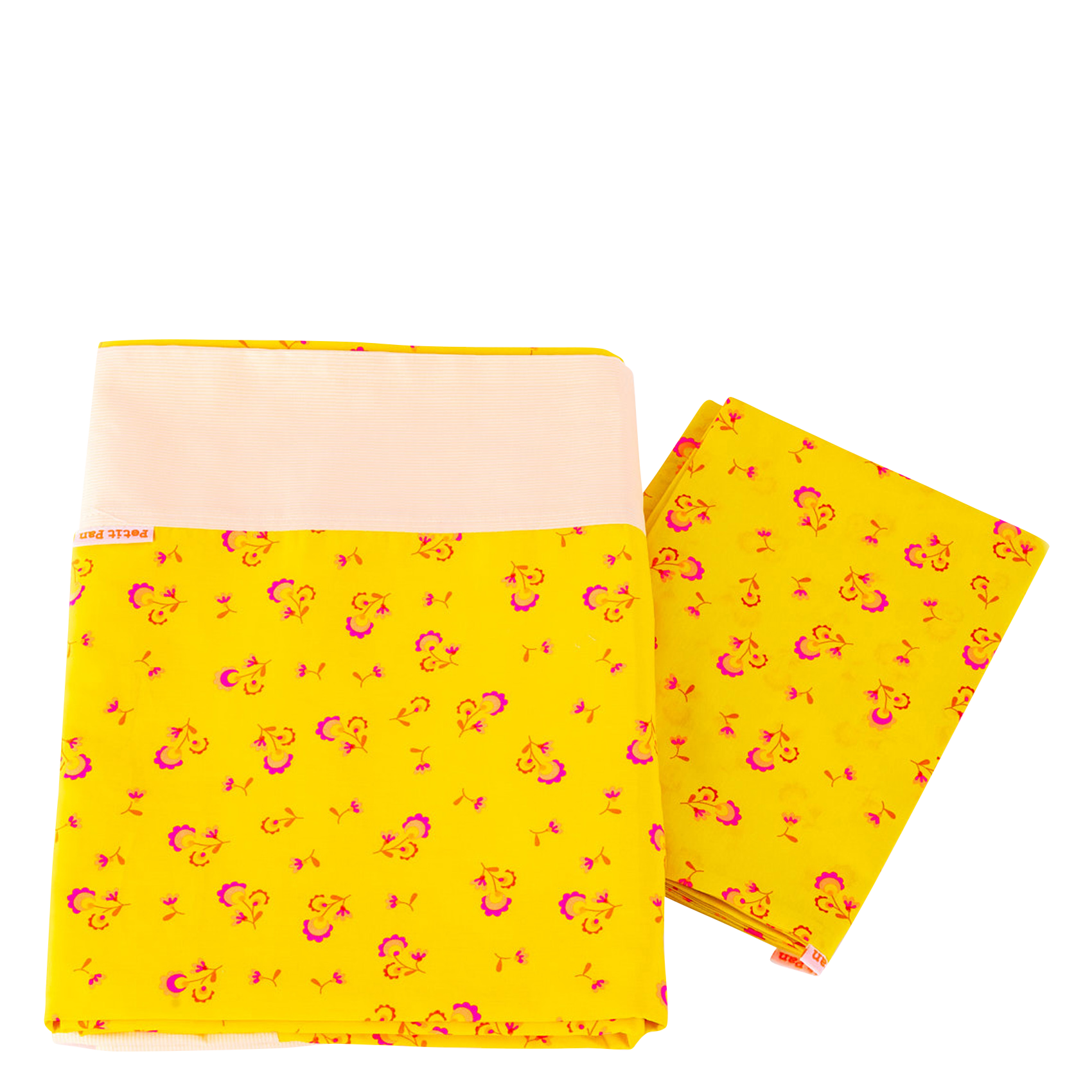 Parure de lit imprimé fleuri en coton PETIT PAN