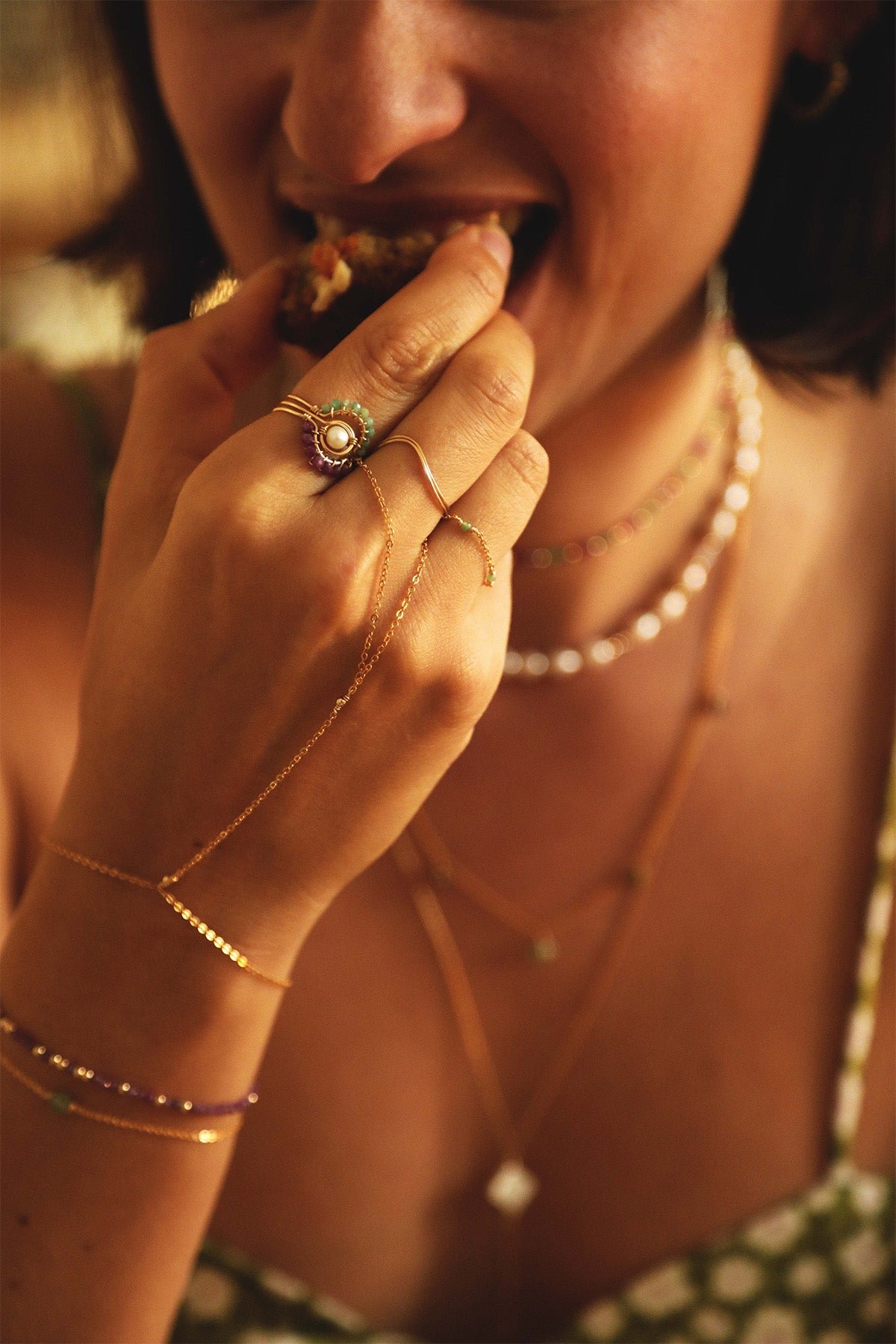 Frida ring - emerald YAY Green