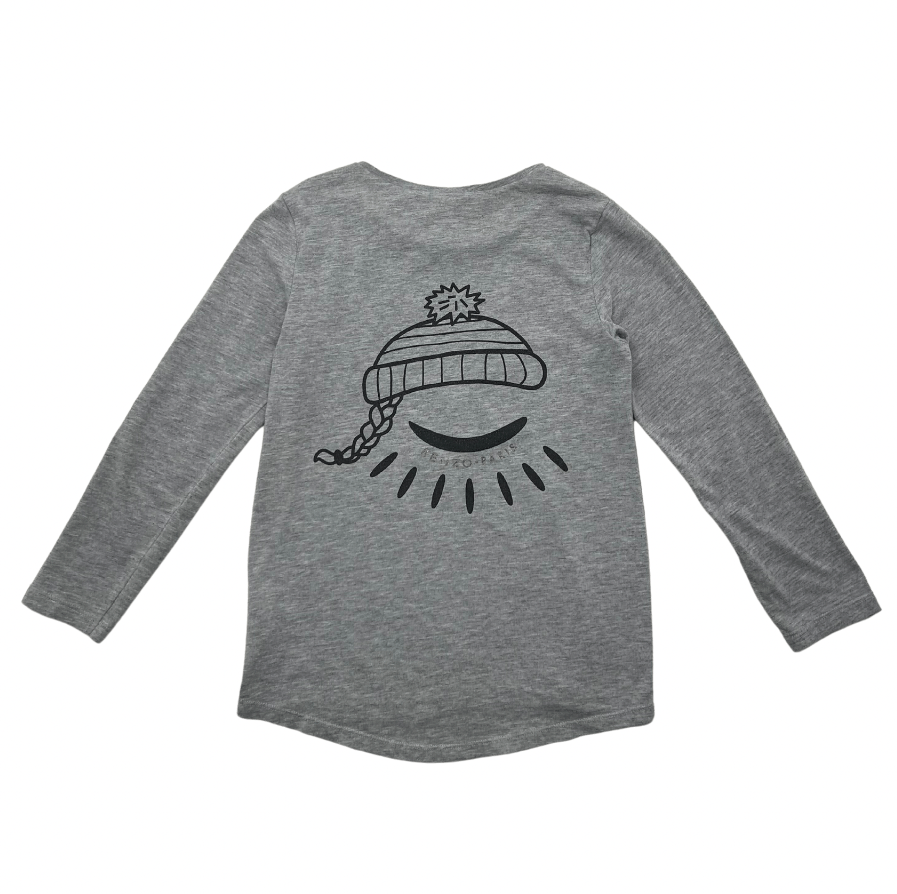 Gray Kids T-shirt - 8 years KENZO - SECONDE MAIN Grey