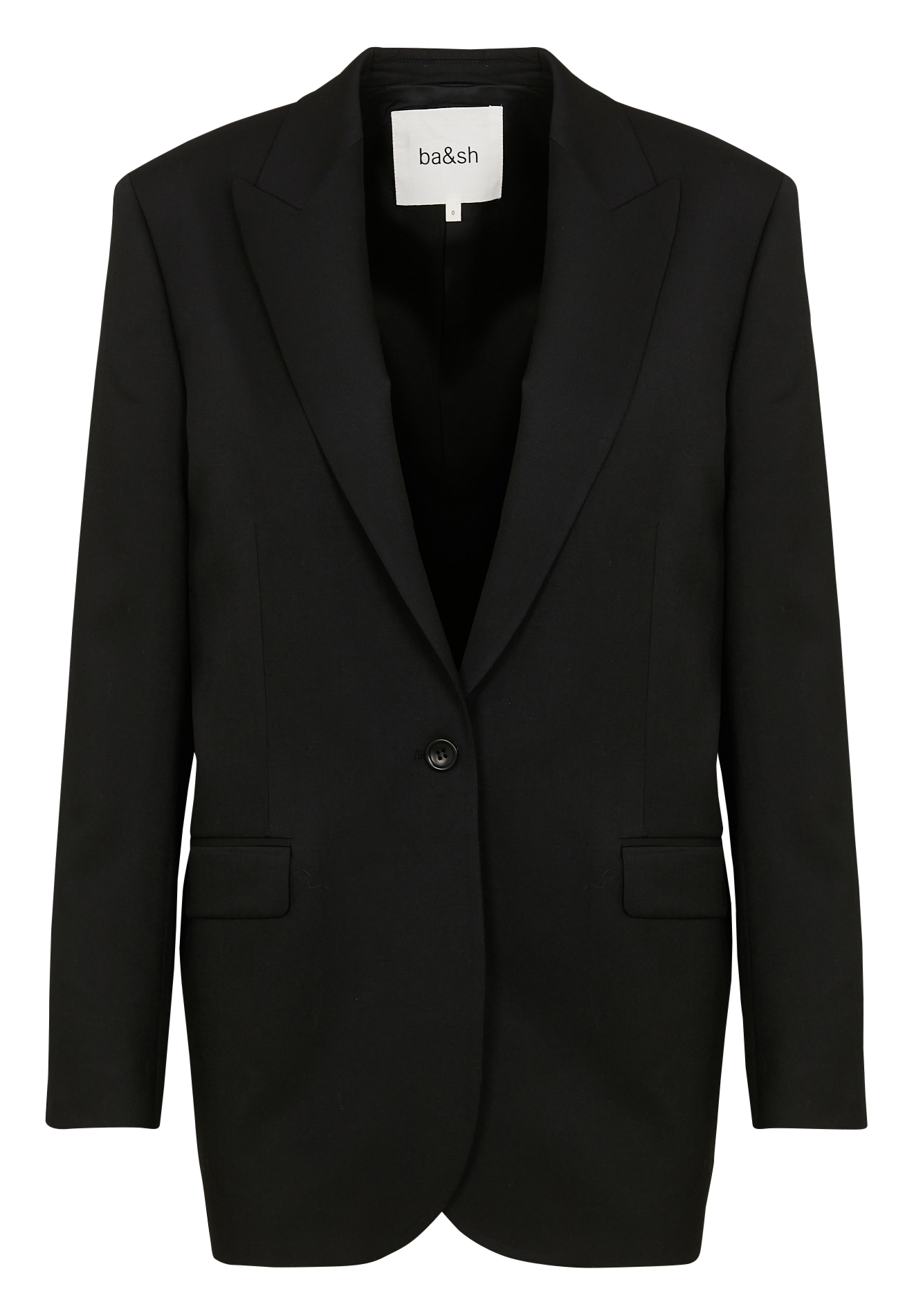 Wollen blazer BA&SH Zwart