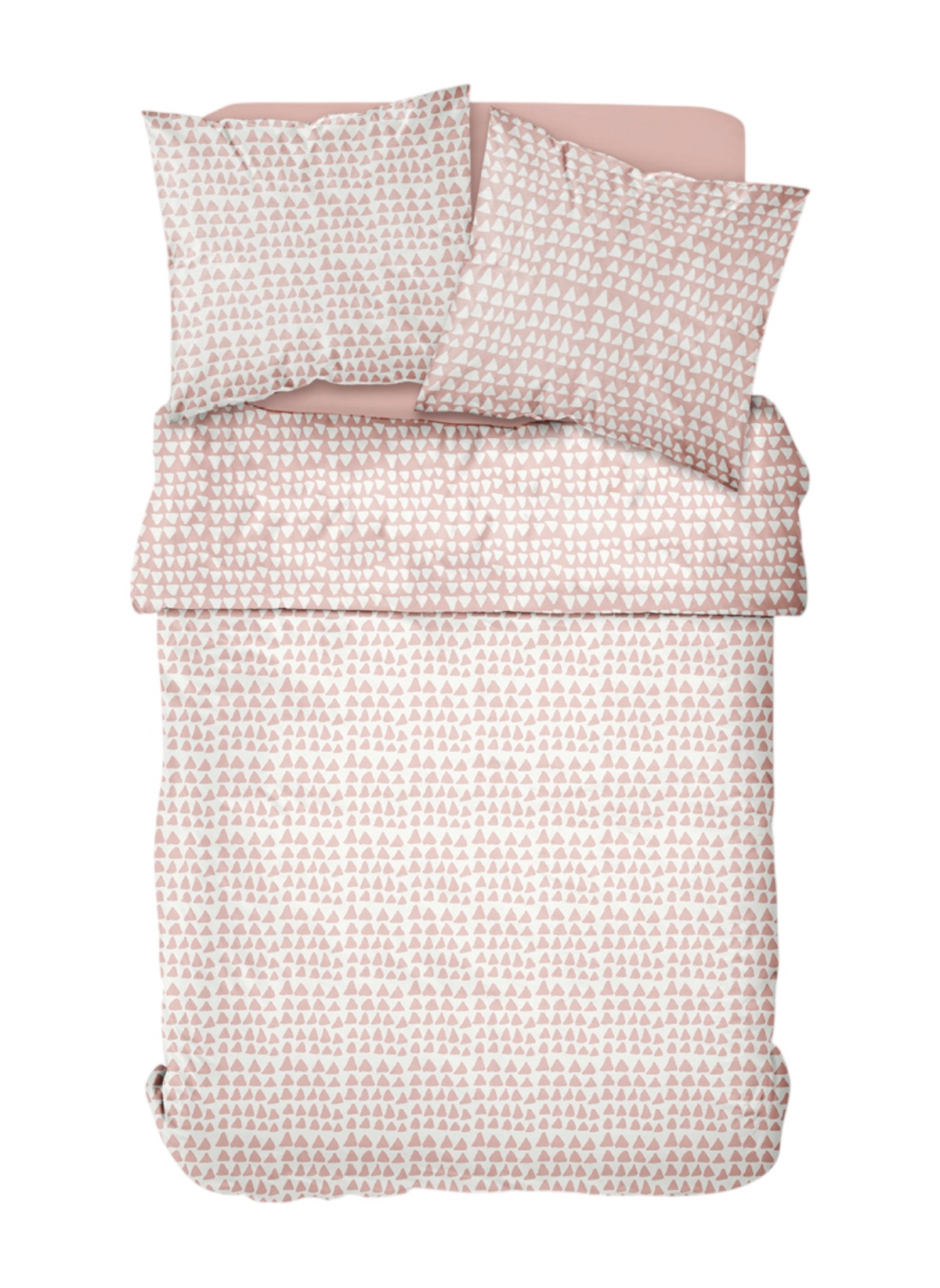 Printed cotton bed set TODAY LINGE DE MAISON Pink