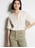 Blouse col tunisien à fils métallisés VILA