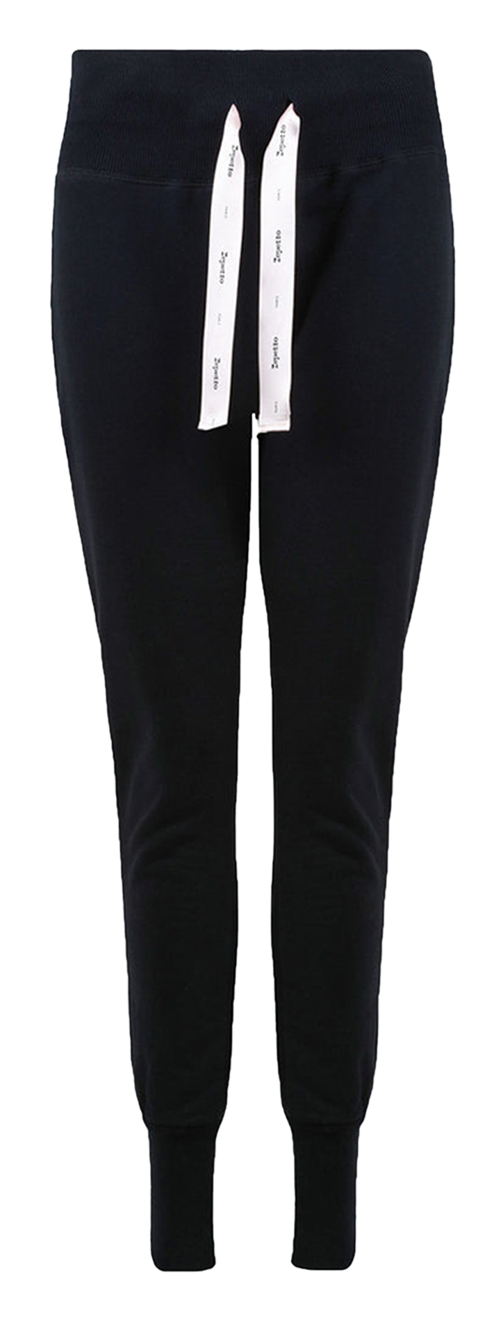 Slim-fit joggingbroek van sweatstof met hoge taille REPETTO Zwart