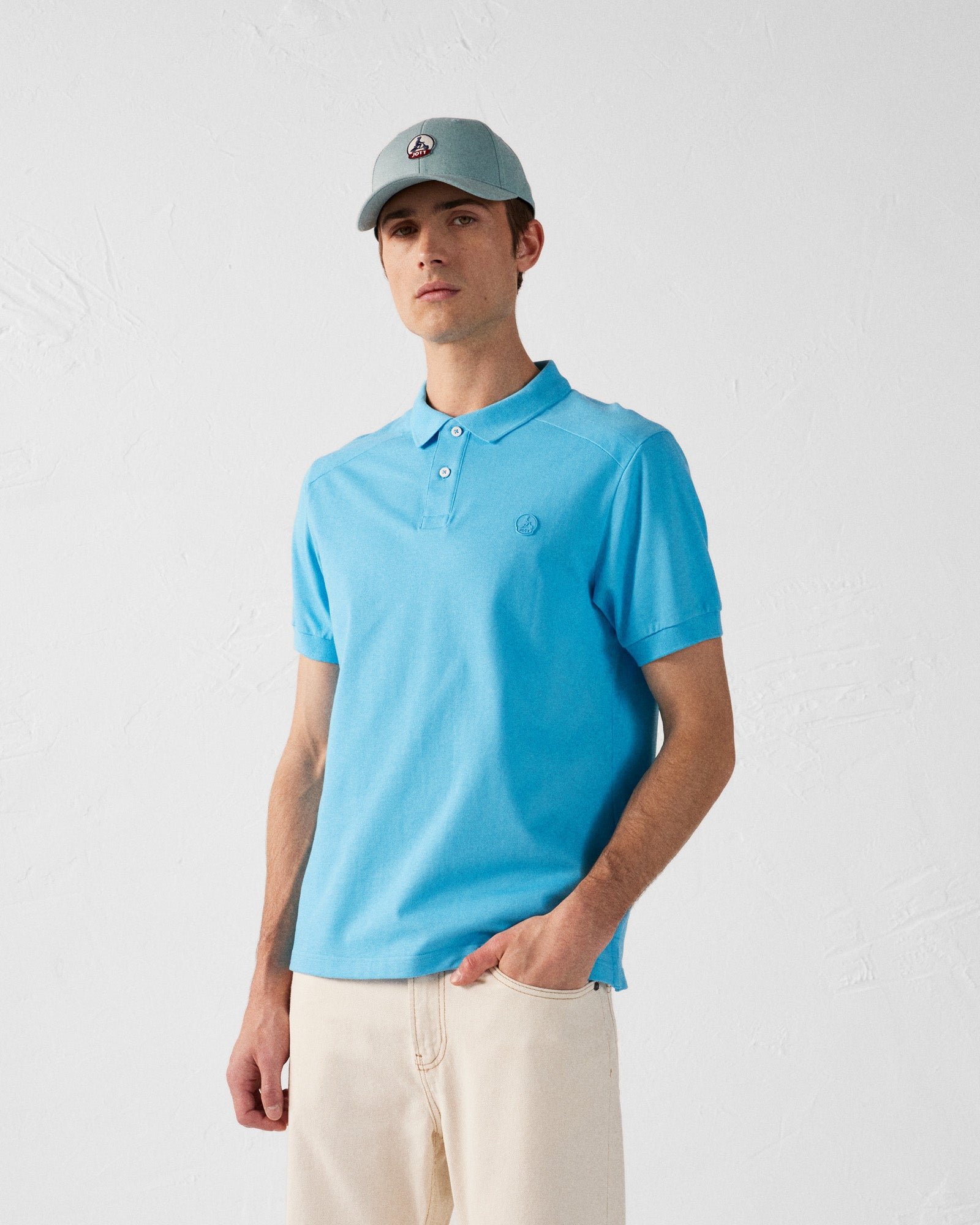 Alvaro cotton polo JOTT Blue