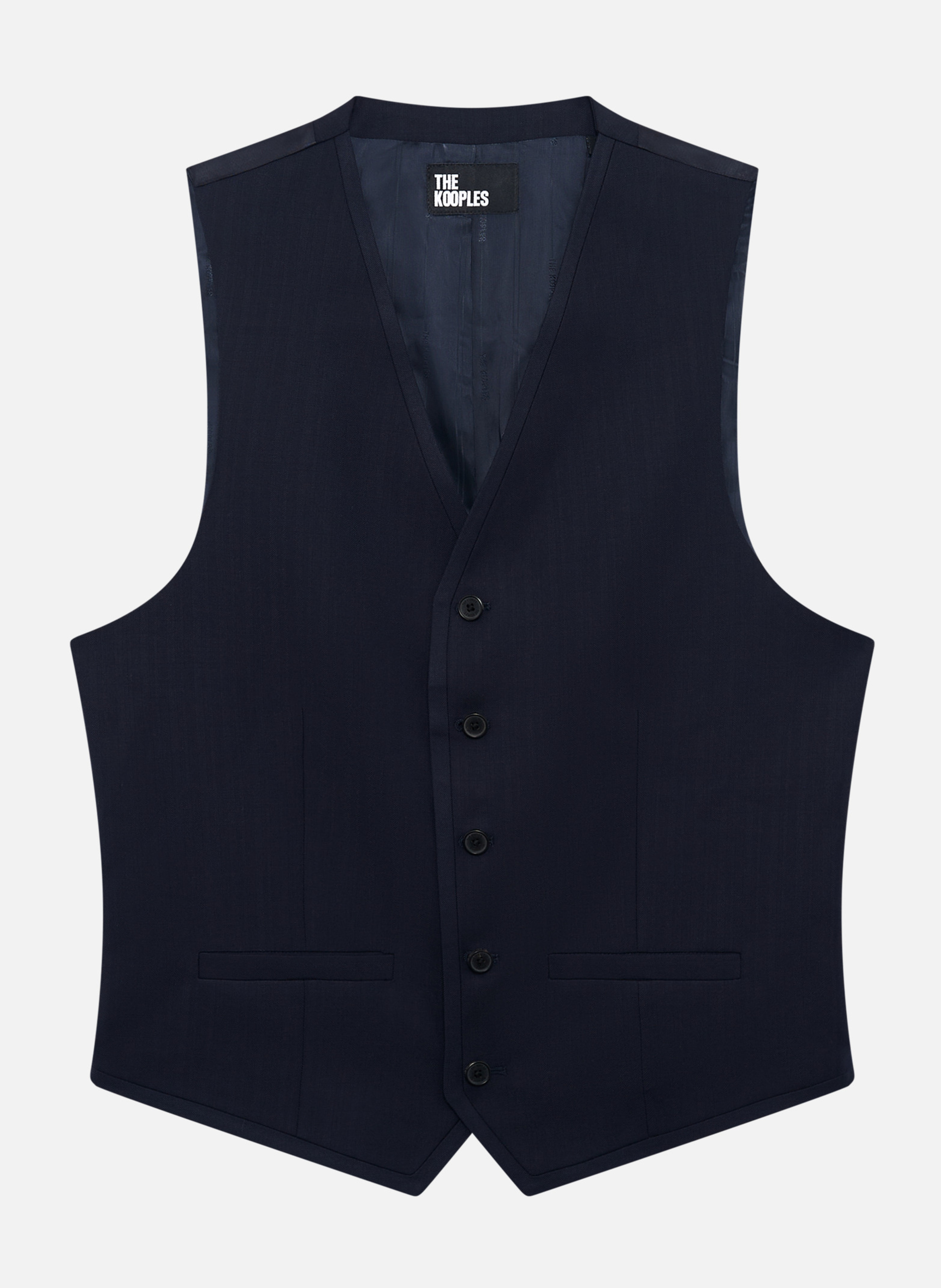 Wool suit waistcoat THE KOOPLES Blue