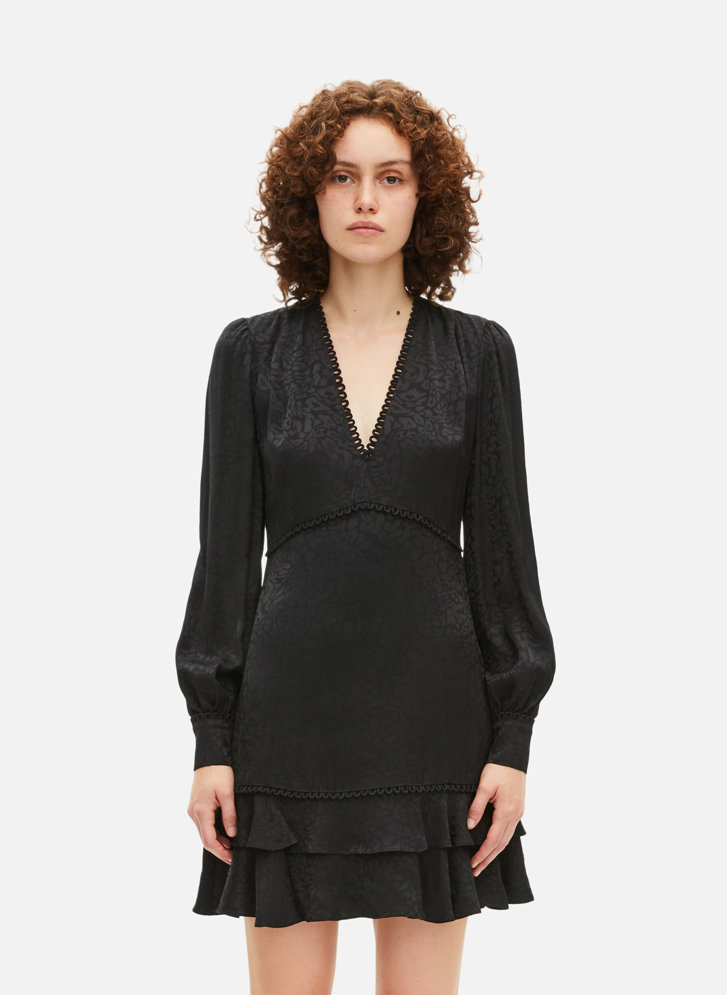 Jacquard dress THE KOOPLES Black