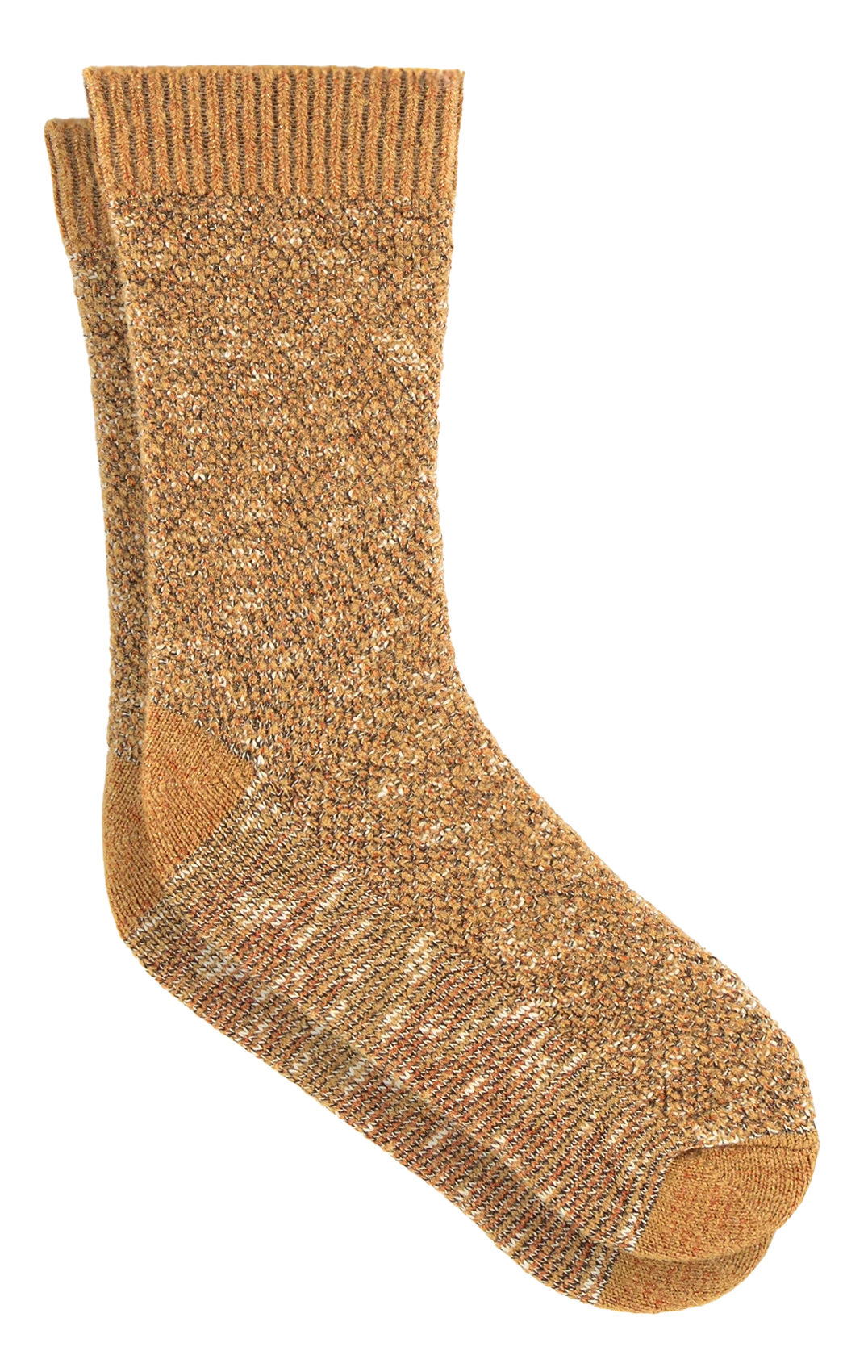 Chaussettes mi-hautes métallisées SESSUN Marron