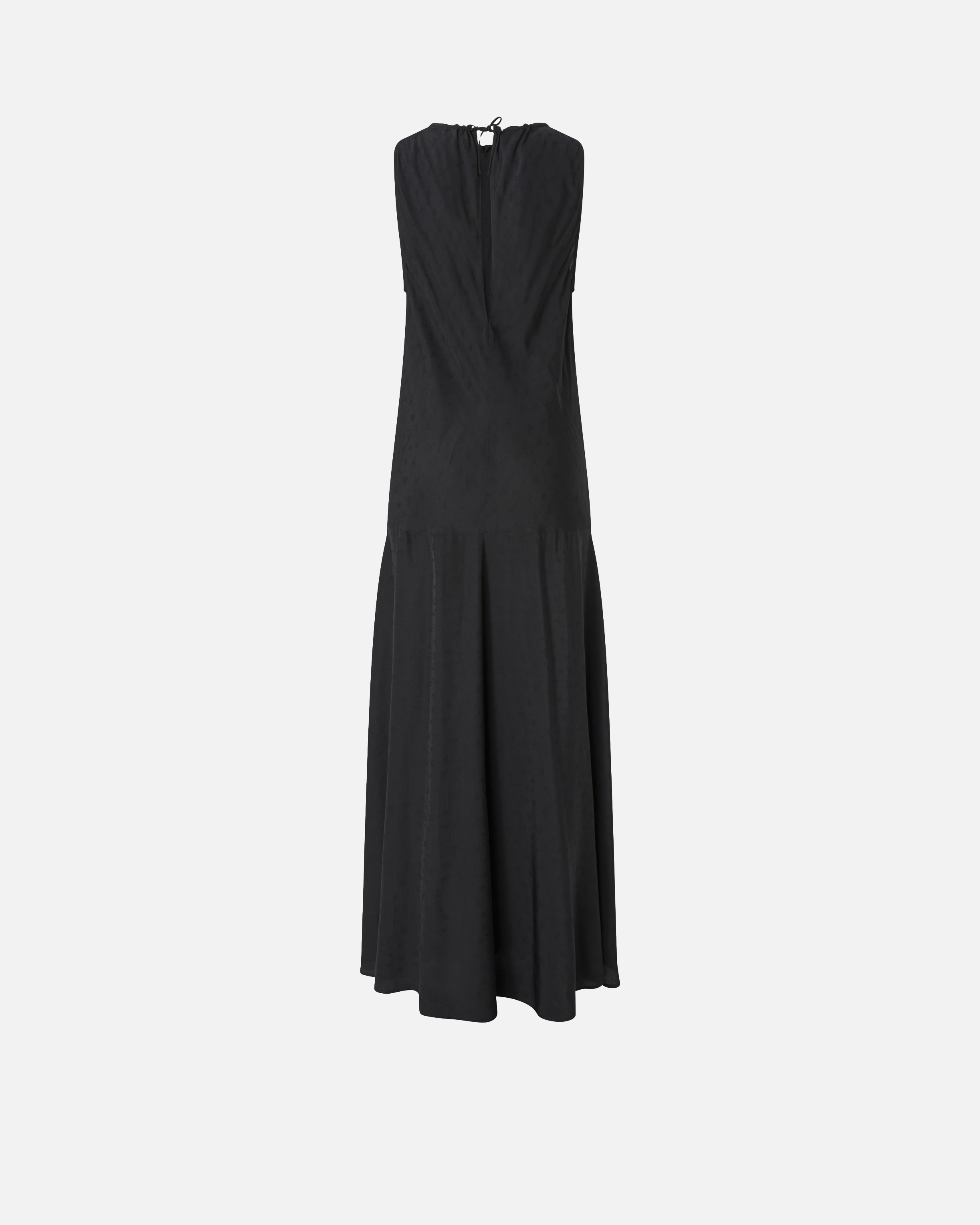 Long viscose jacquard dress PINKO Black