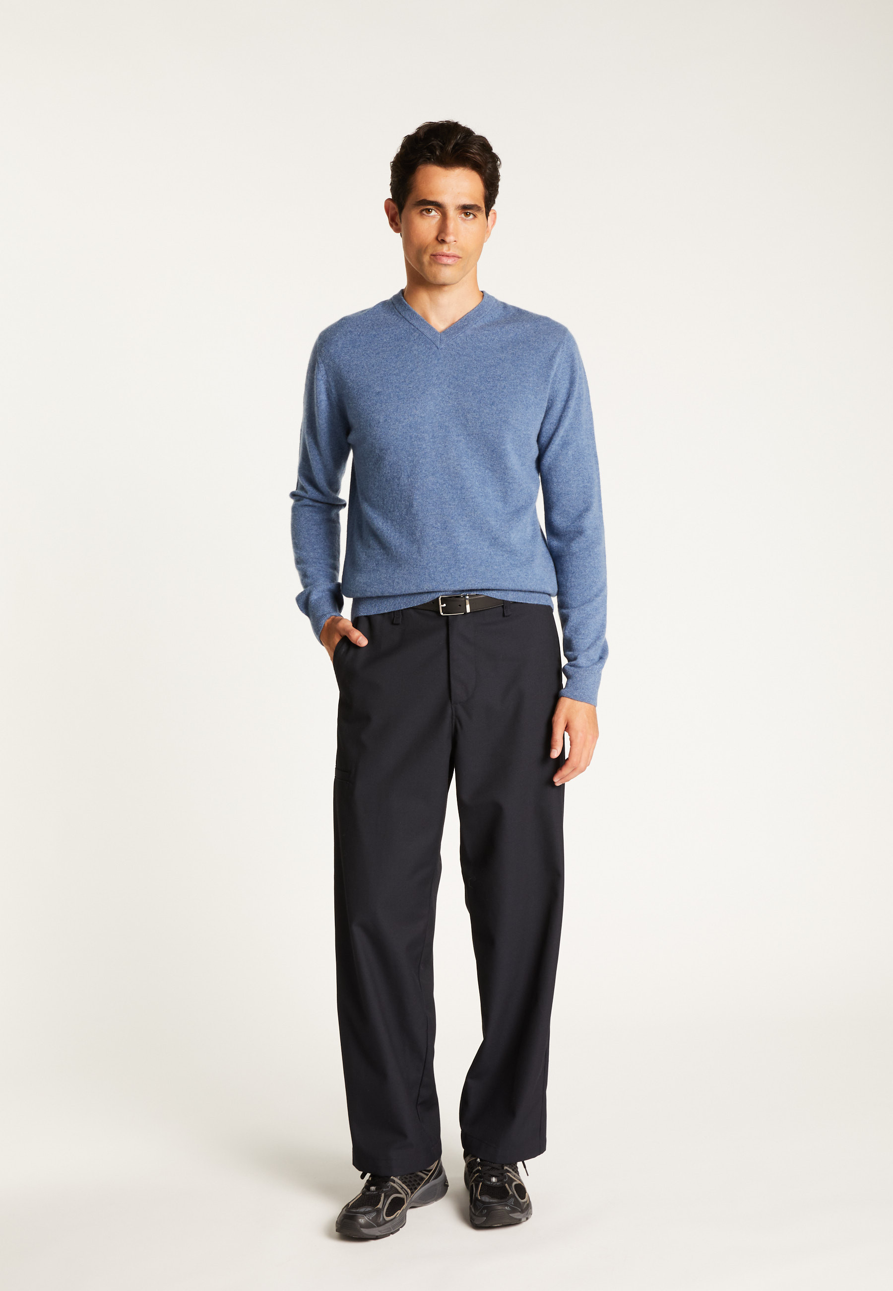 Cashmere sweater MAISON MONTAGUT Blue
