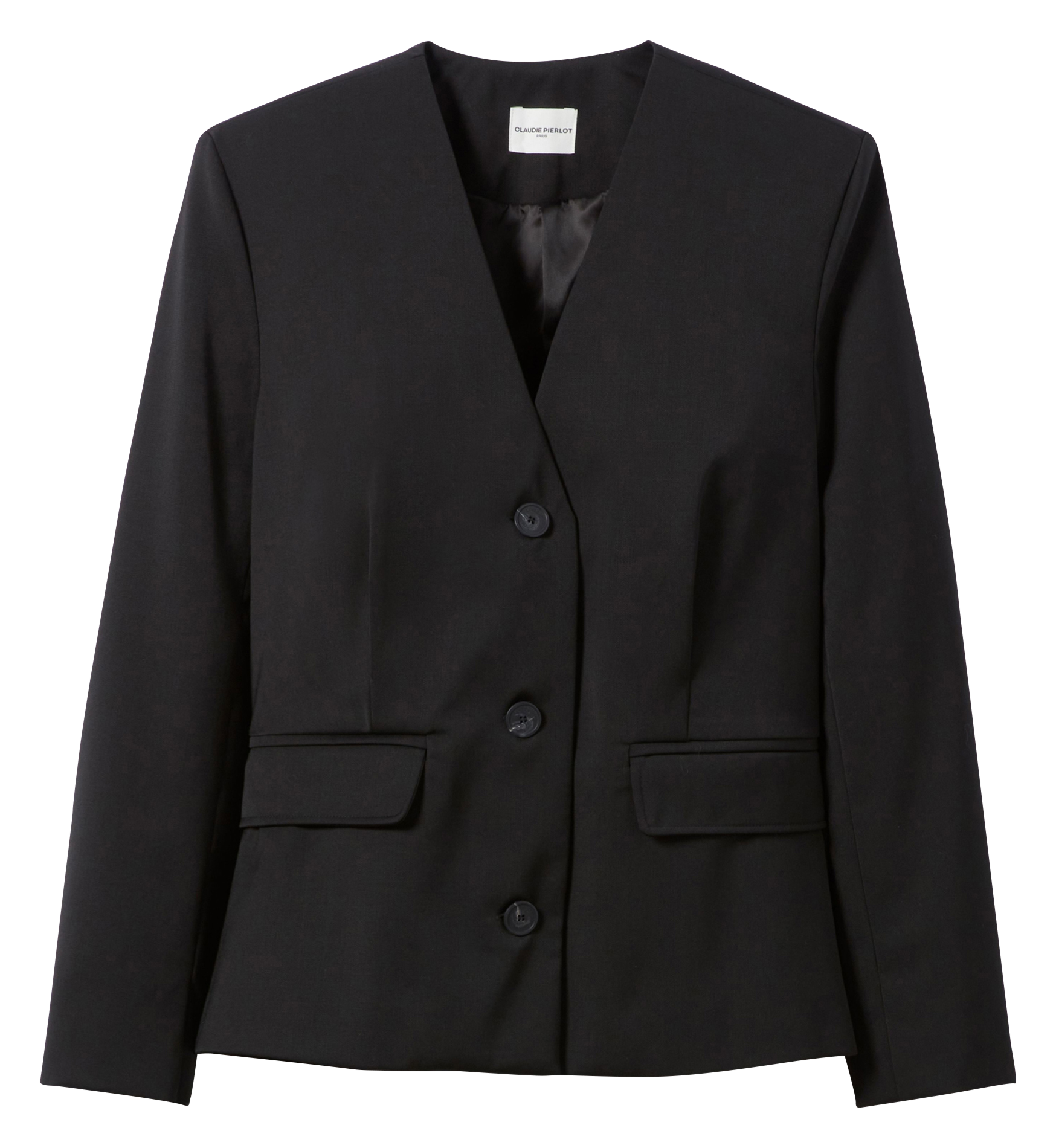 Veste col V  CLAUDIE PIERLOT Noir