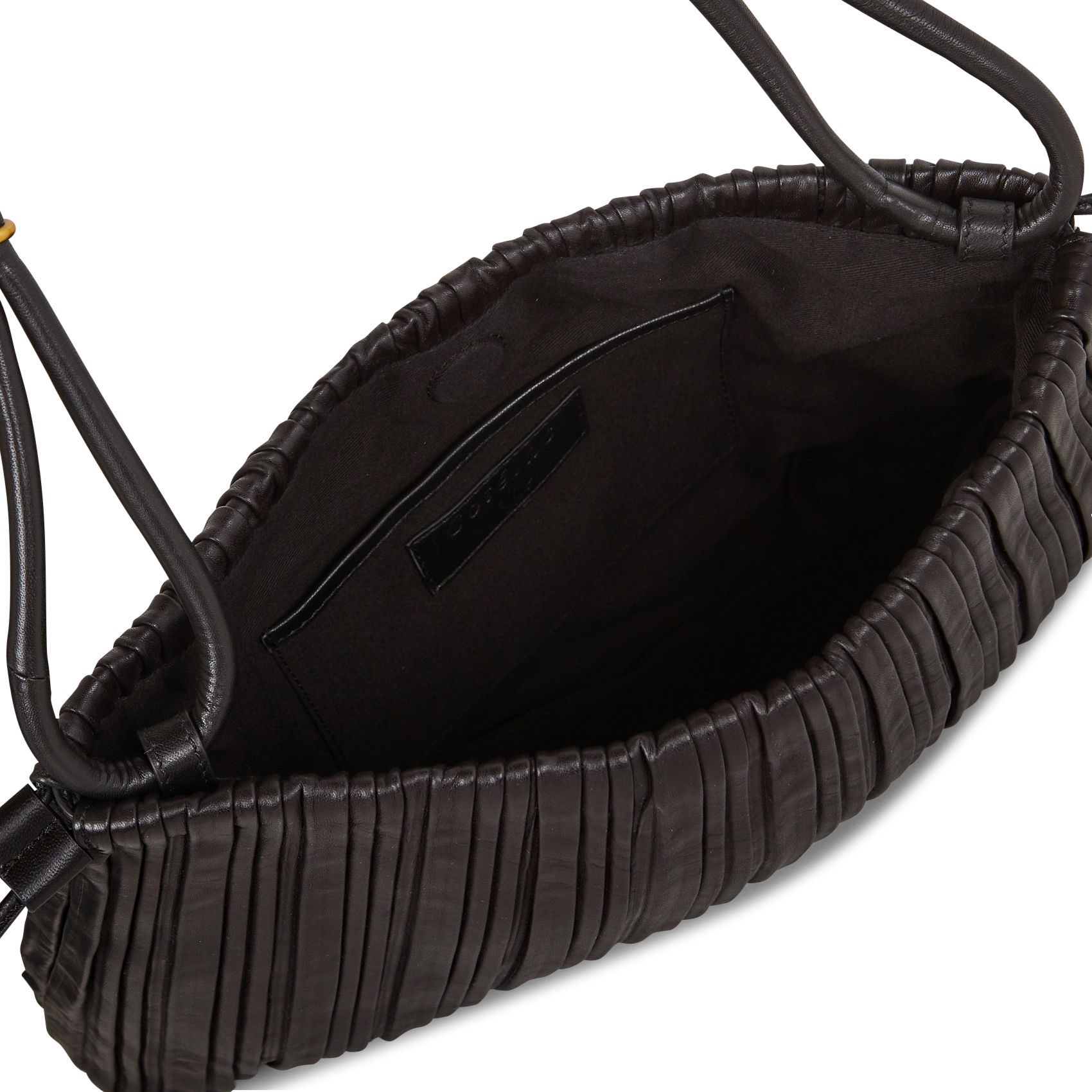 Sac bandoulière en cuir COTELAC Noir