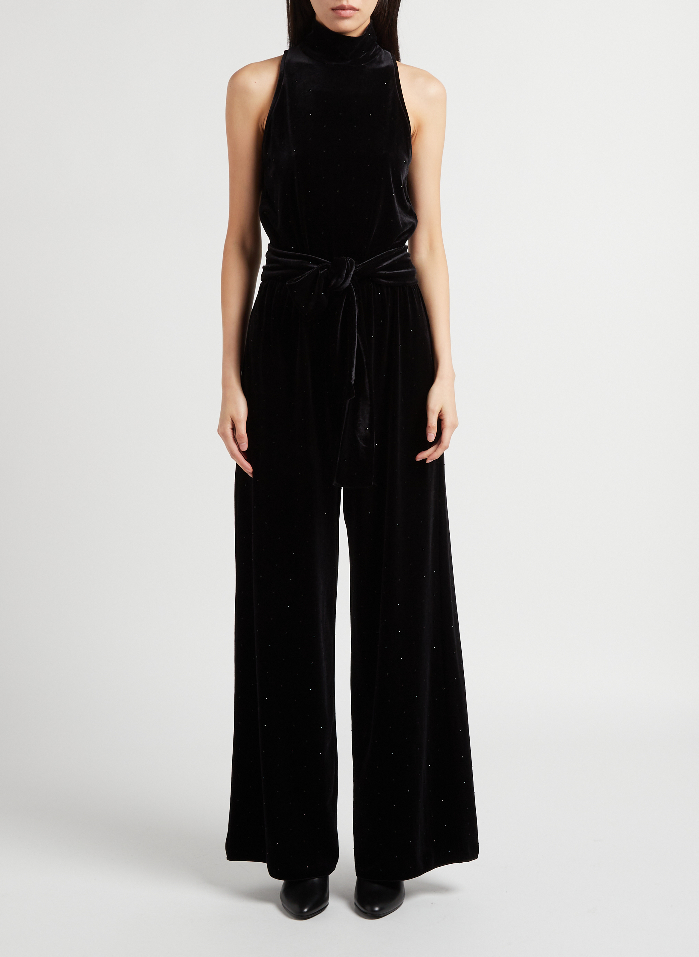 Velvet jumpsuit MAX&Co. Black