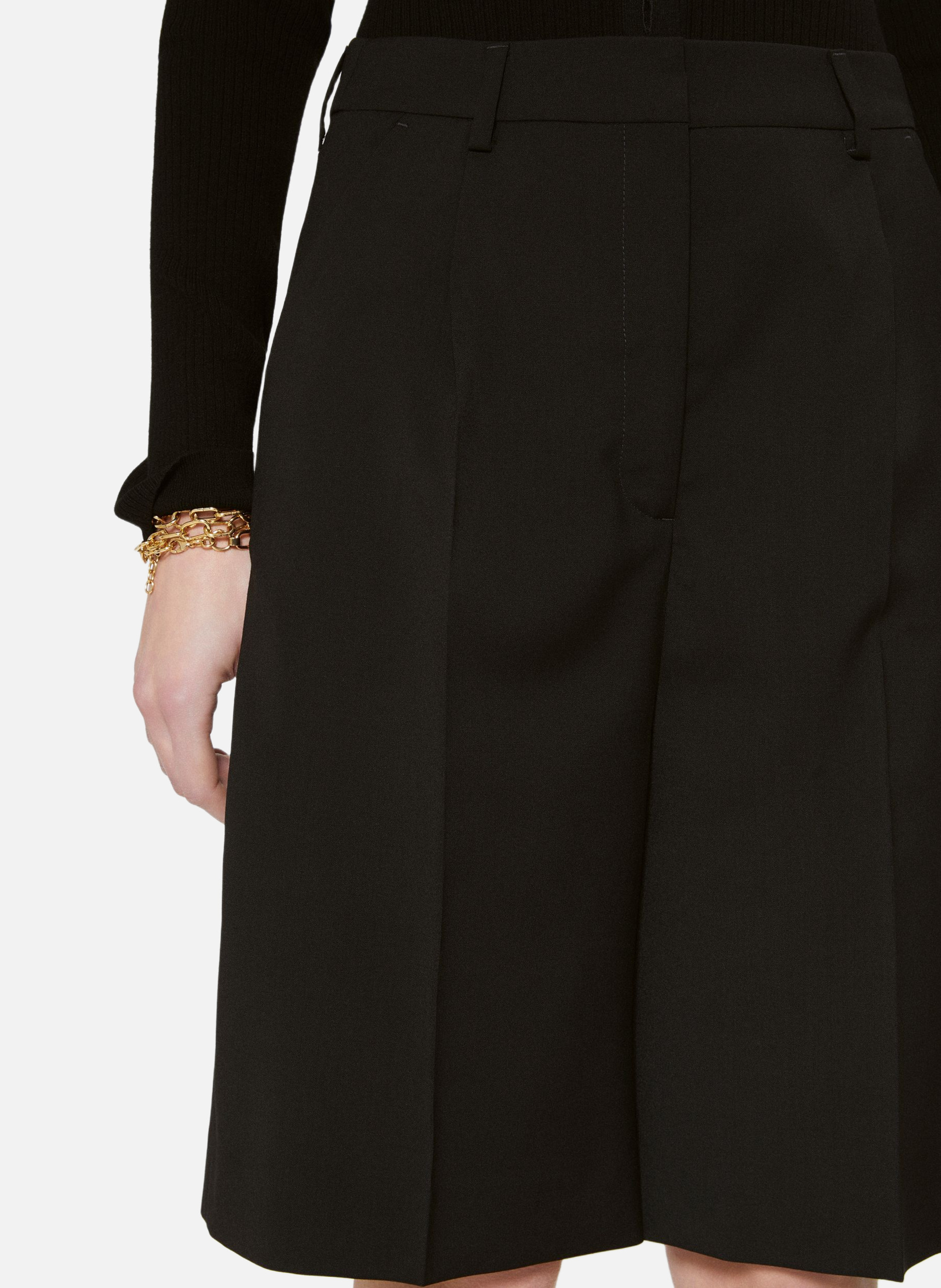 Bermuda en laine THE KOOPLES Noir