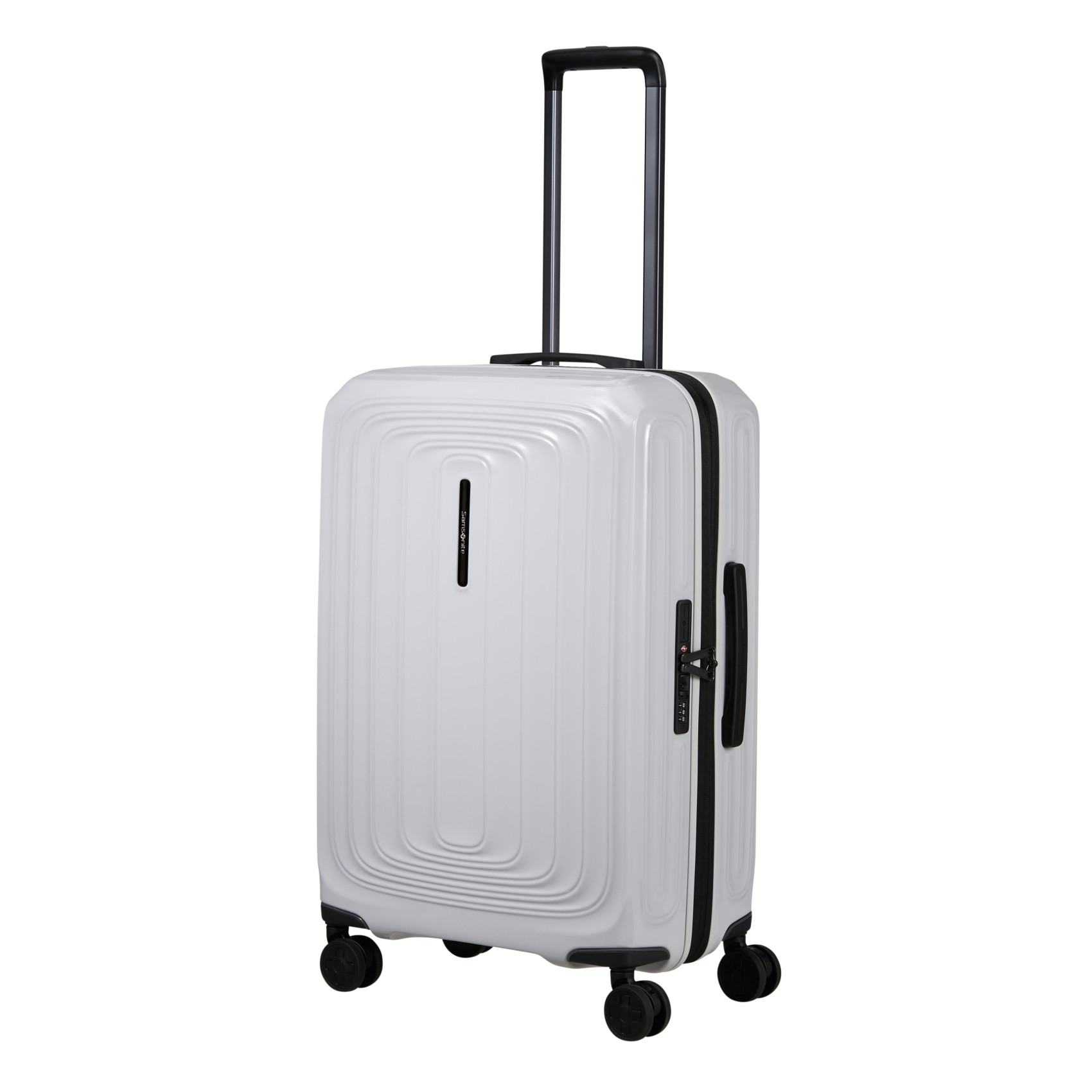 2wander 4-wheel medium suitcase SAMSONITE White