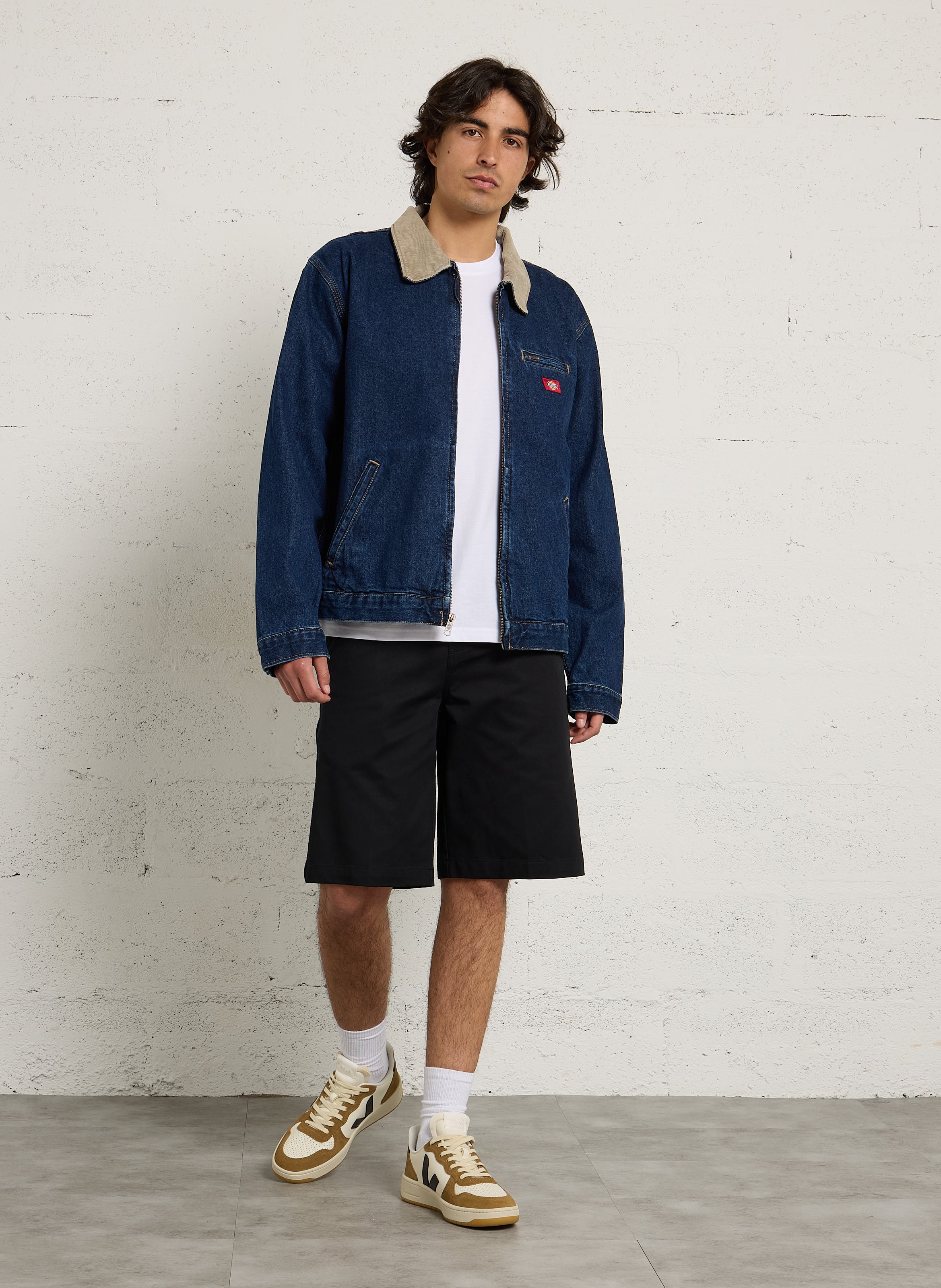 Baskets basses en toile ADIDAS Blanc