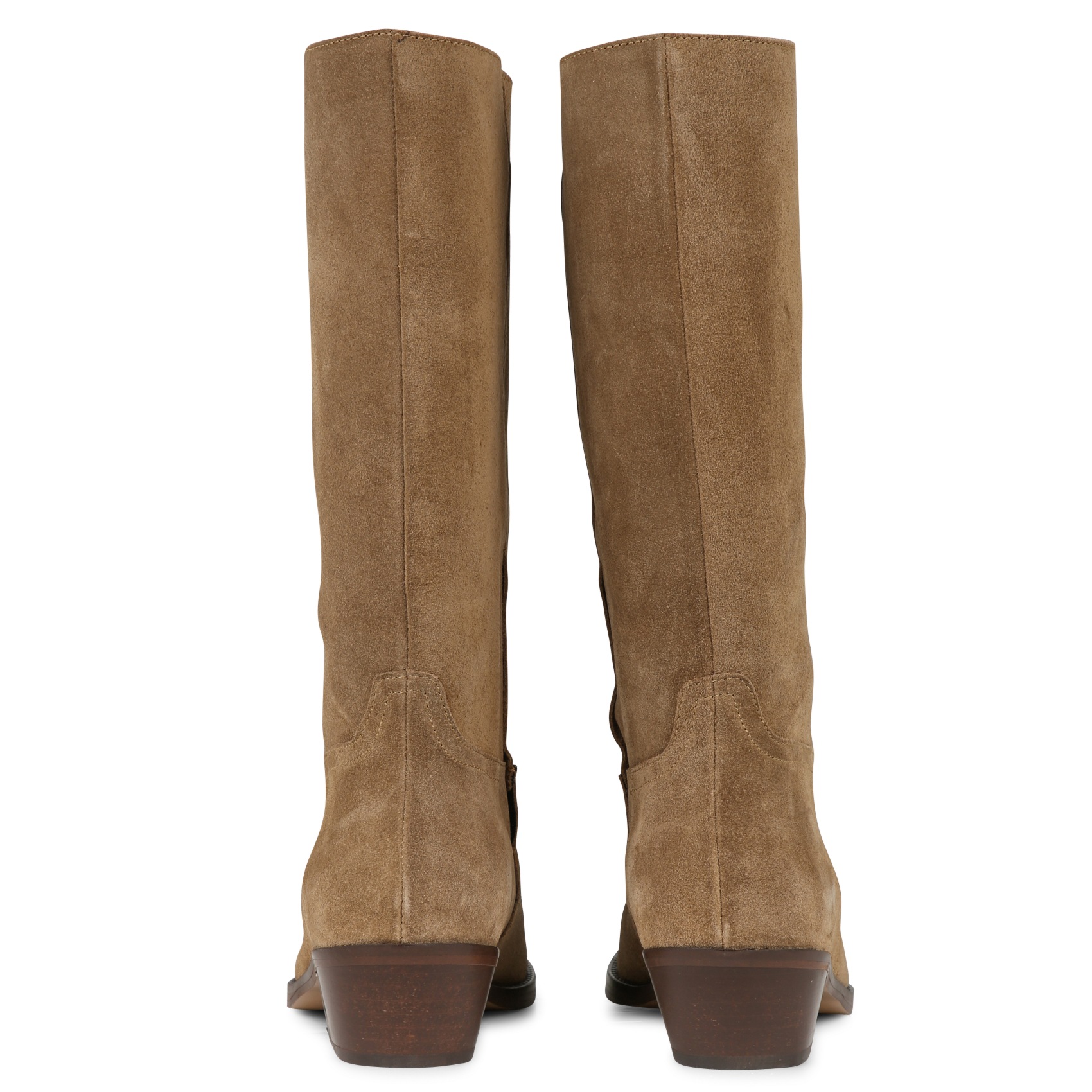 Bottes suédées en cuir ANONYMOUS COPENHAGEN Marron