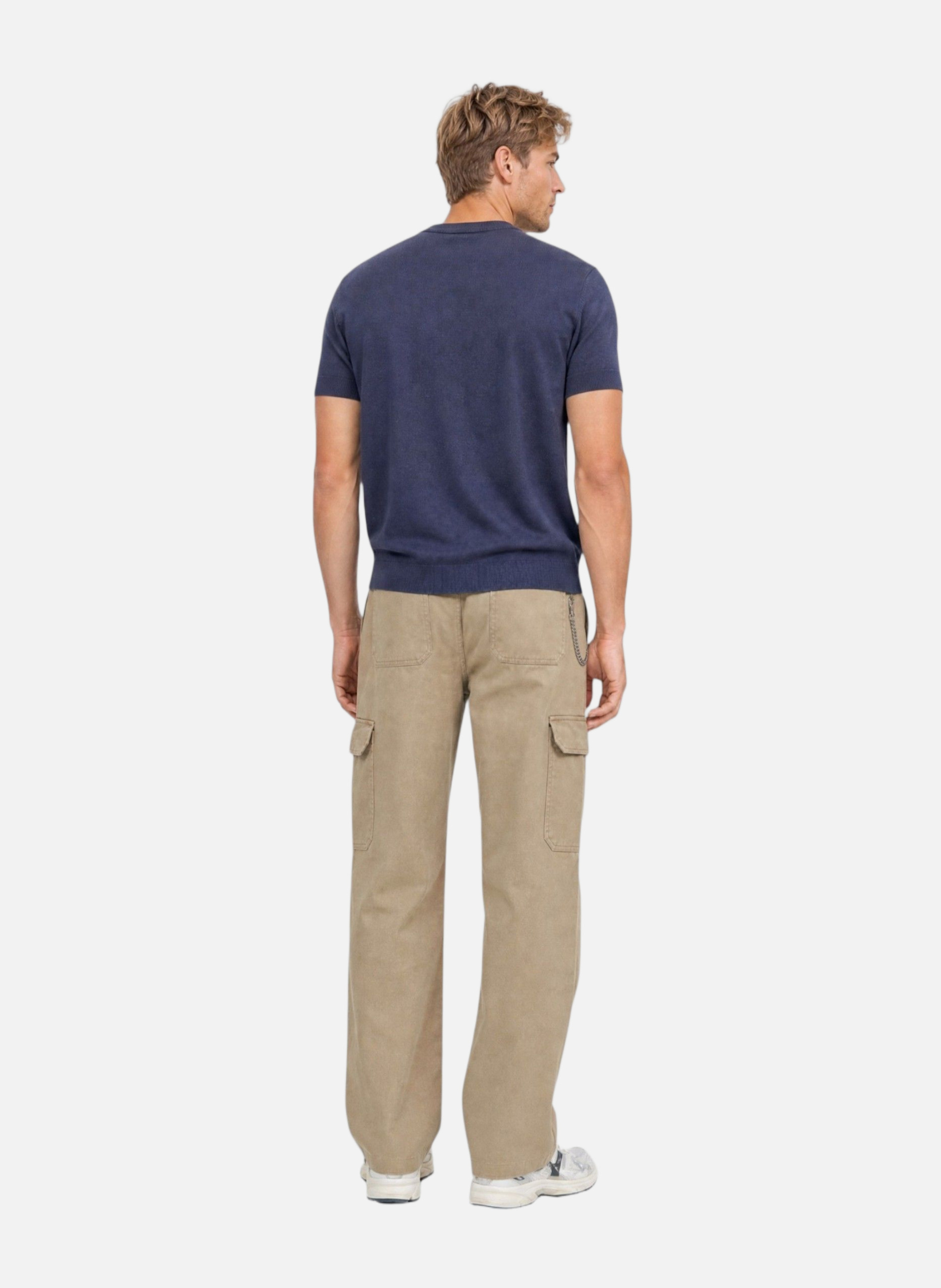 Navy round neck sweater THE KOOPLES Blue