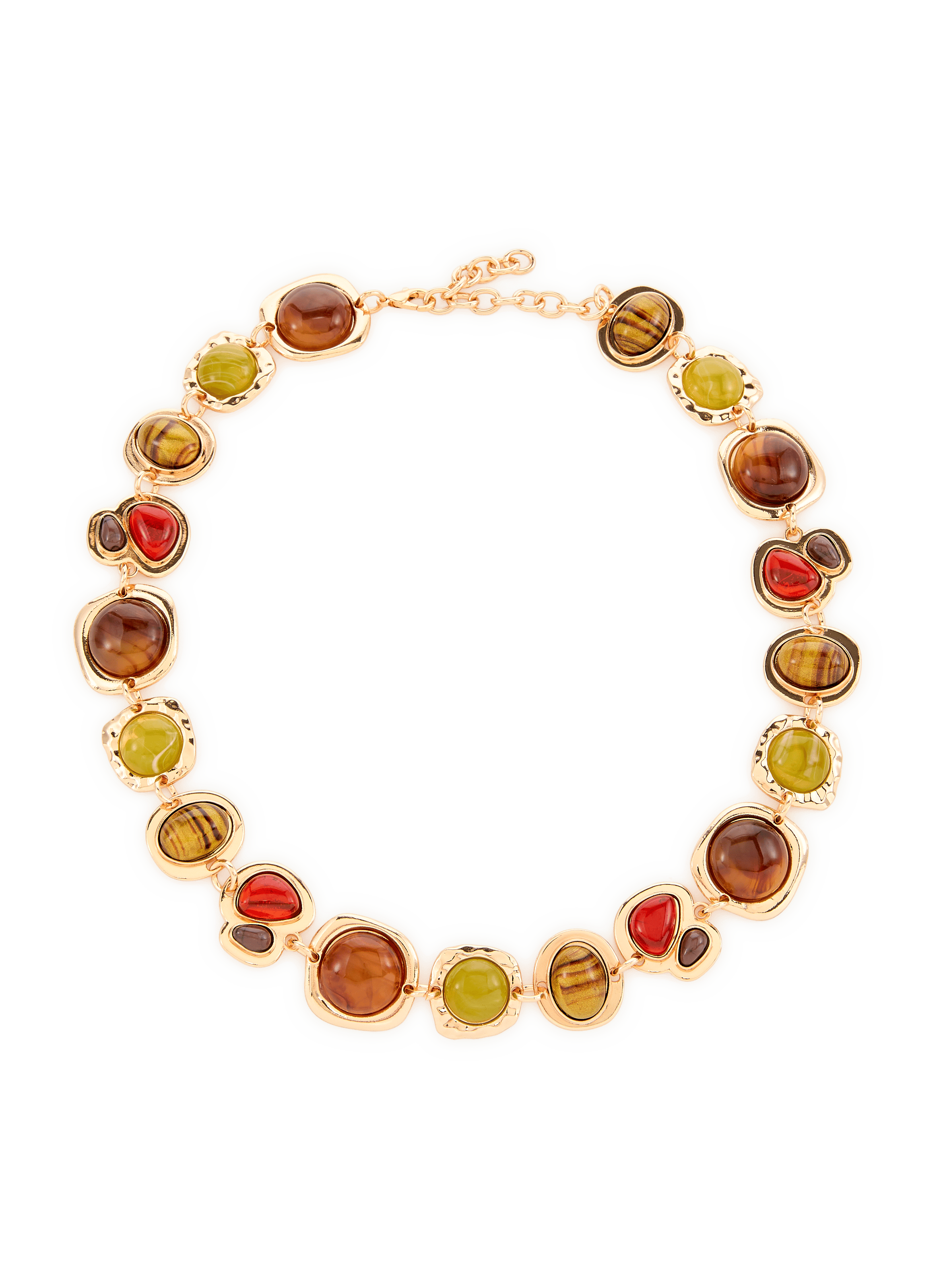 Brass necklace AU PRINTEMPS PARIS Multicolored