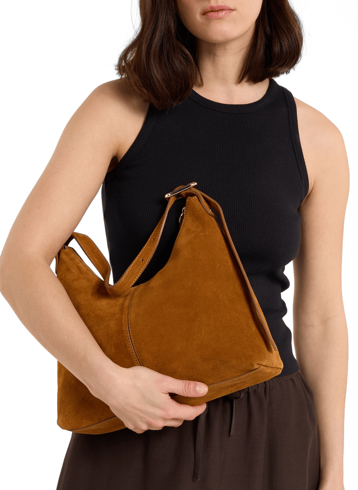 Cara leather handbag SAISON 1865 Brown