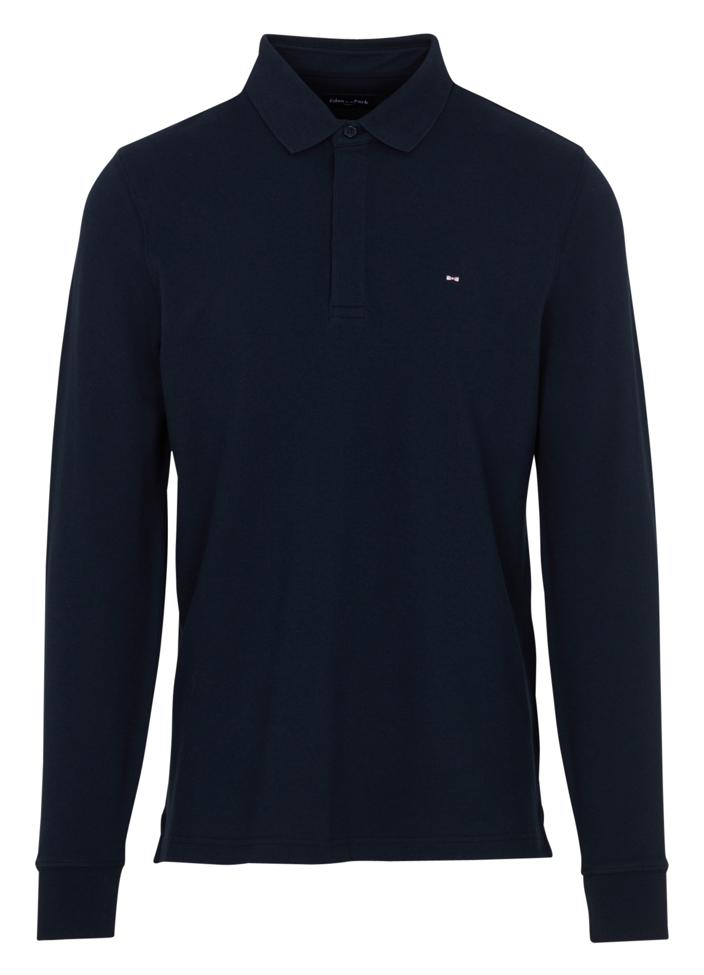 Polo manches longues en coton EDEN PARK