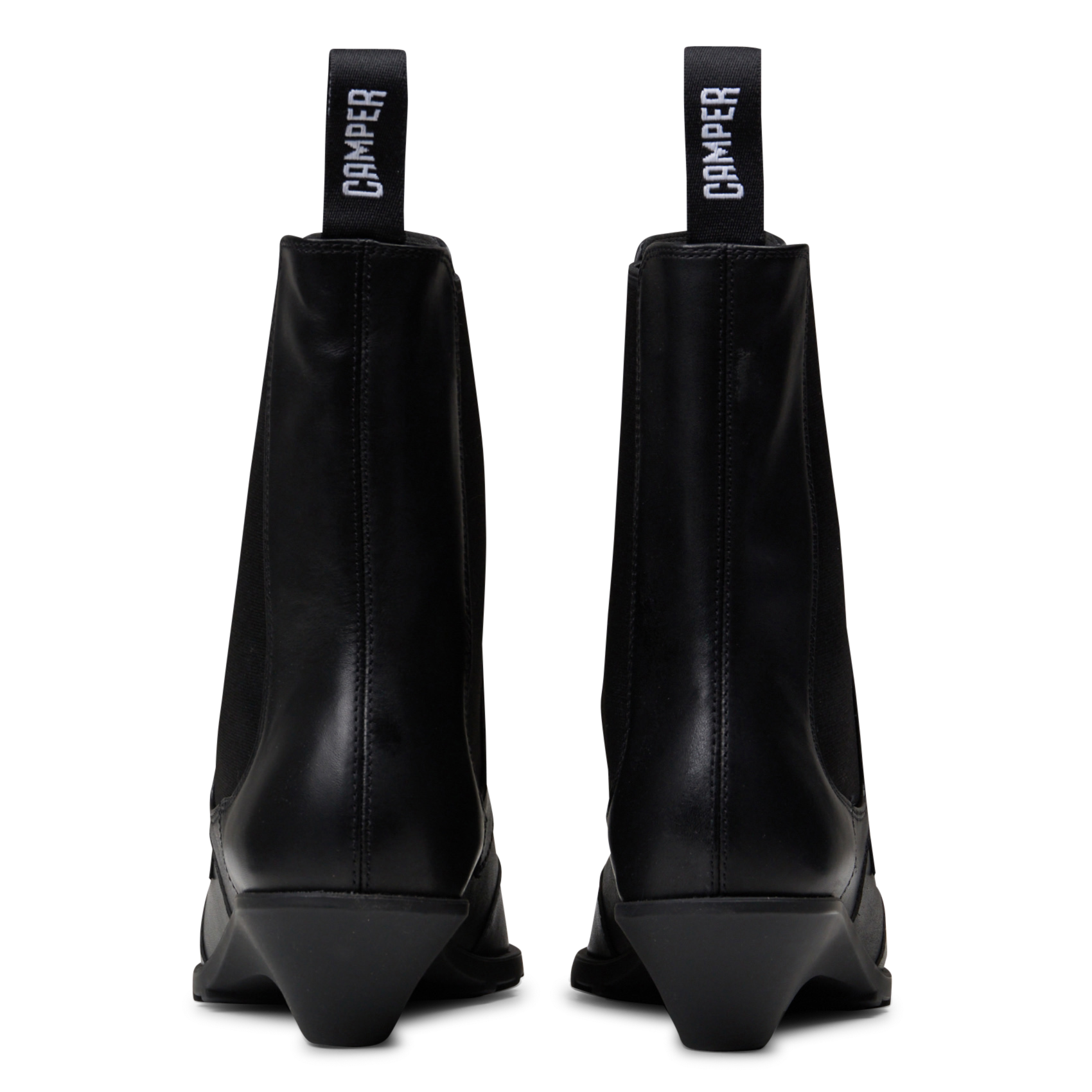Leather mid-calf boots CAMPER Black