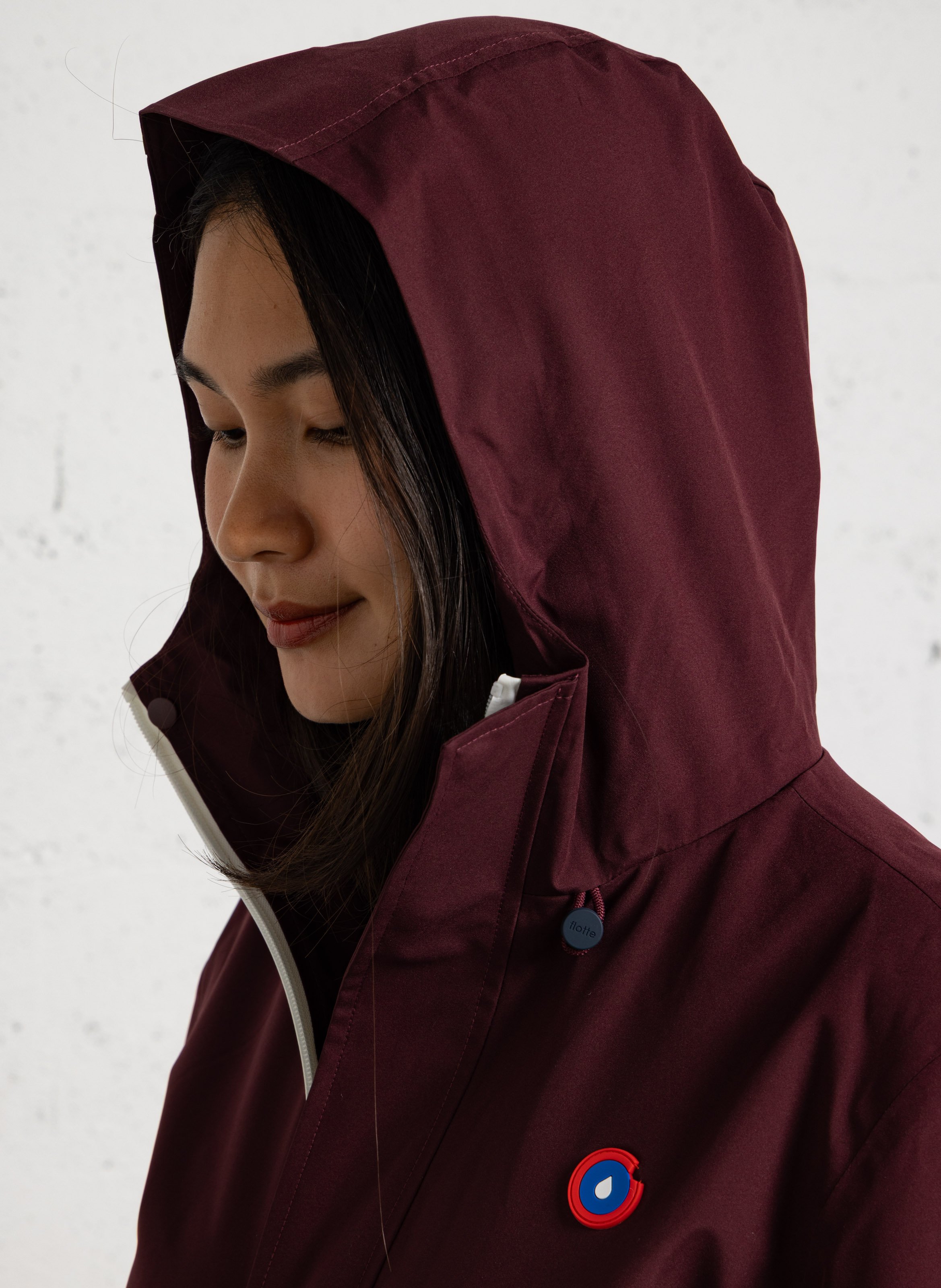 Hooded parka  FLOTTE Plums