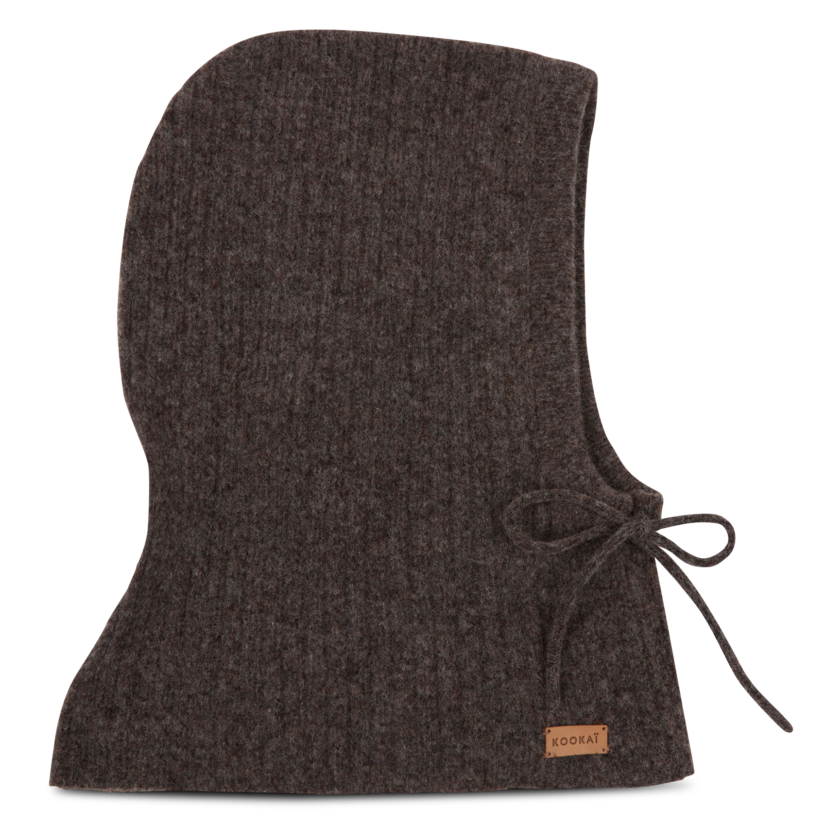 Wool-blend balaclava KOOKAI Brown