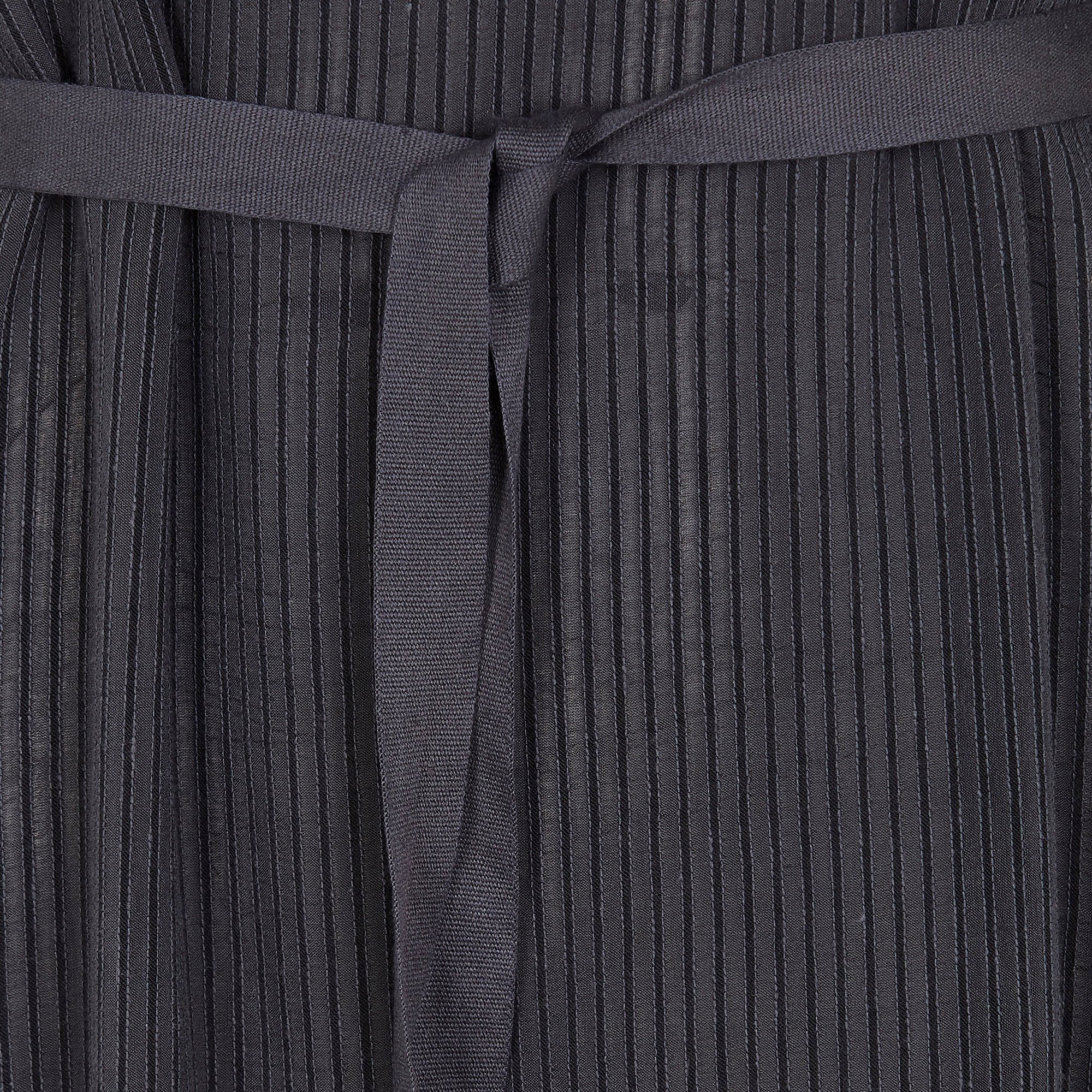 Robe manches longues à rayures tissées  SWILDENS Gris