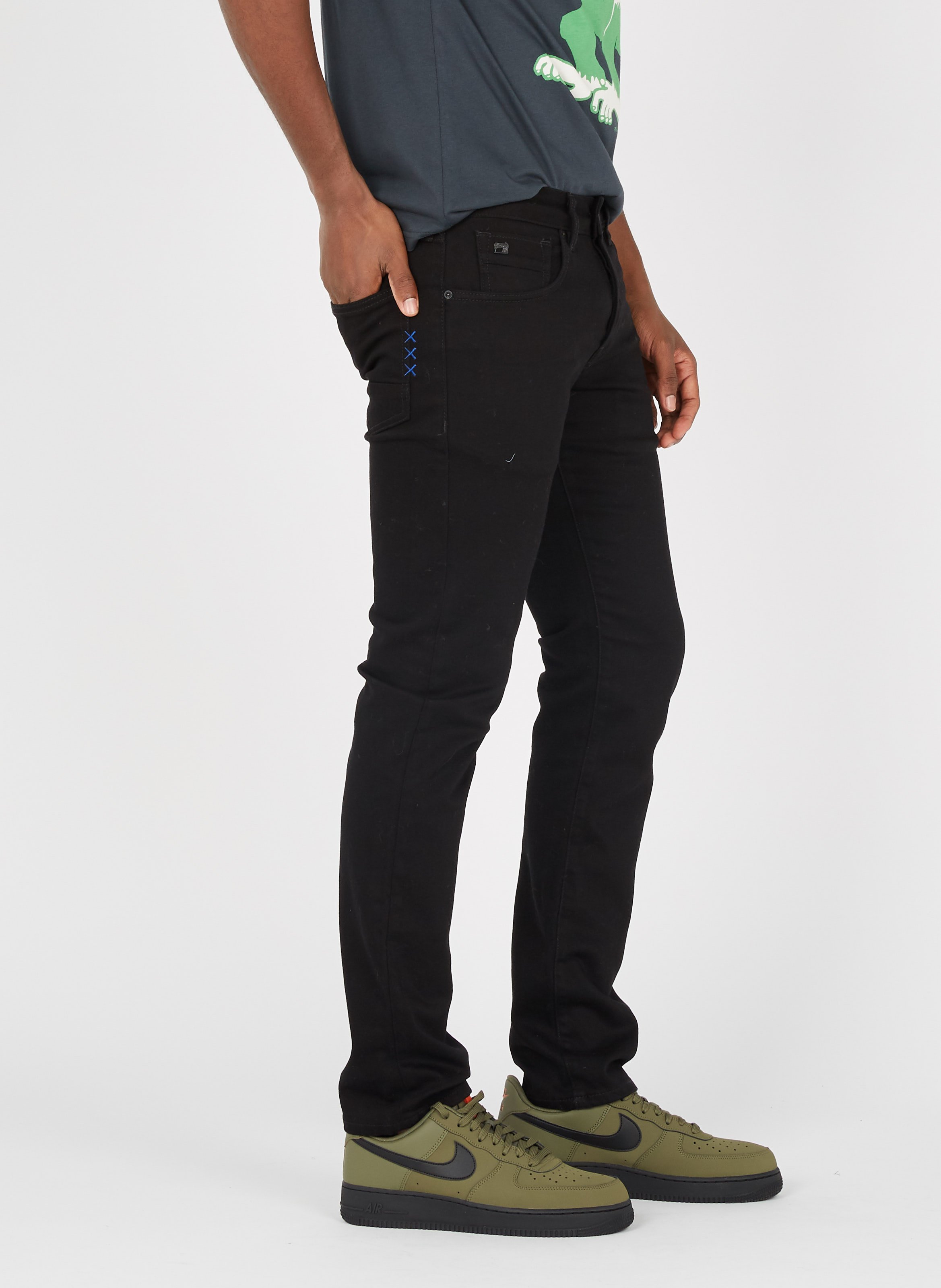 Slim fit jeans SCOTCH AND SODA Zwart