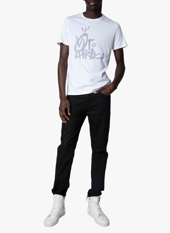 Tee-shirt imprimé en coton Alys Judo Zadig&Voltaire - Femme JWTS02782 Tee-shirt imprimé en coton Alys Judo Zadig&Voltaire - Femme JWTS02782