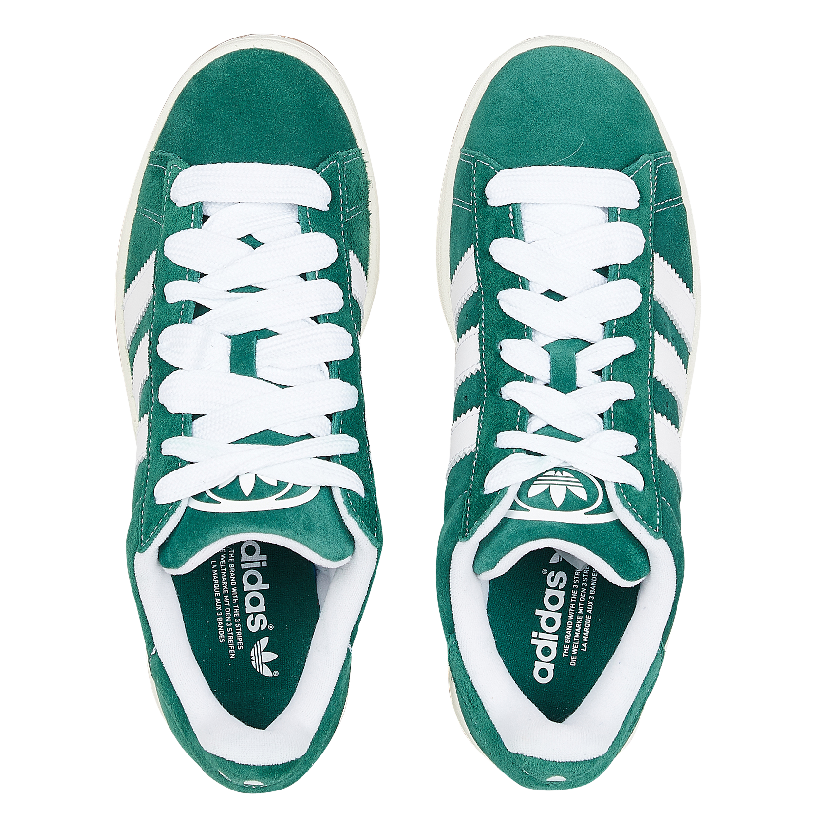 Suede low-top sneakers ADIDAS Green