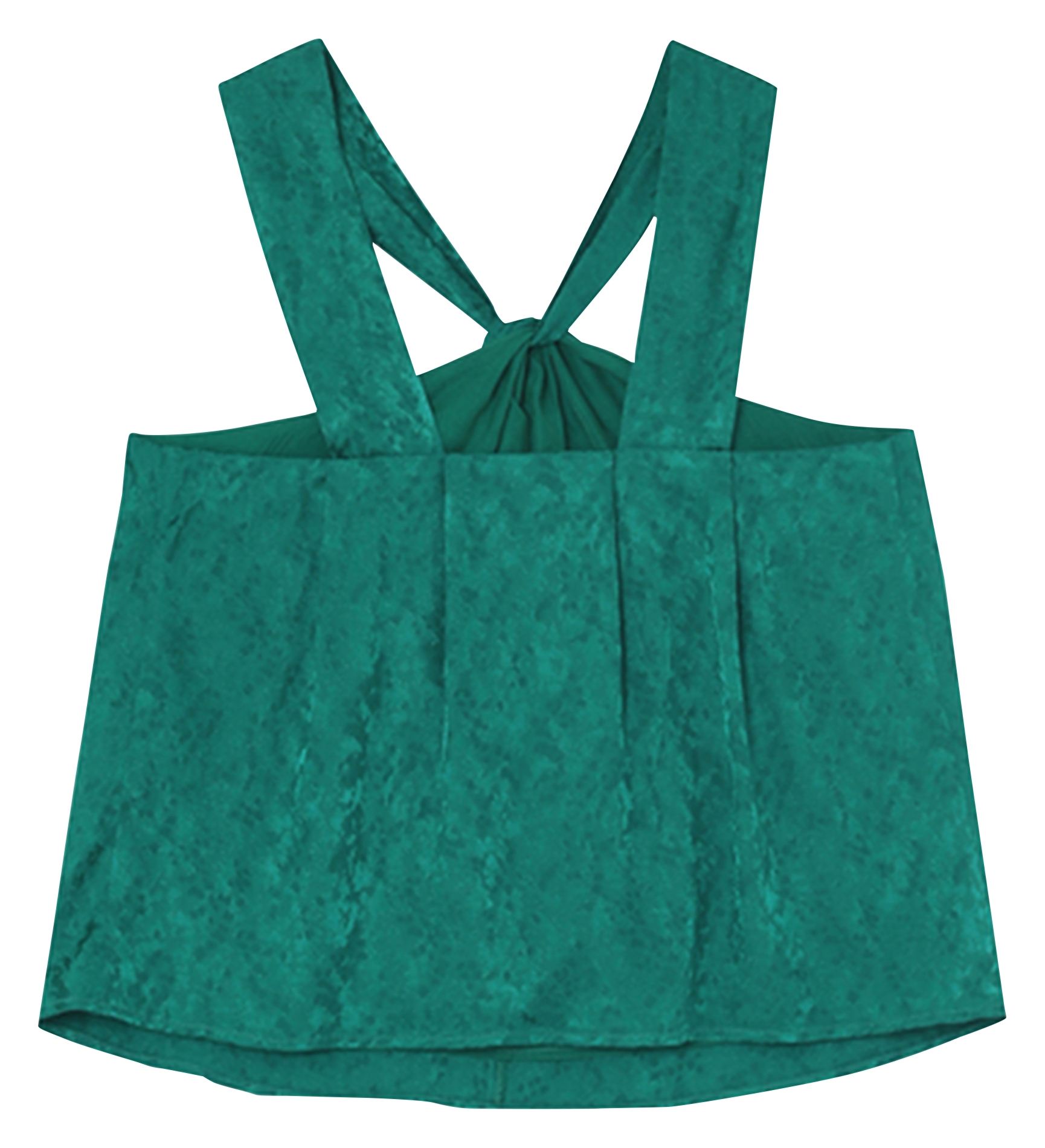 Top sans manches en jacquard satiné  GRACE ET MILA Vert