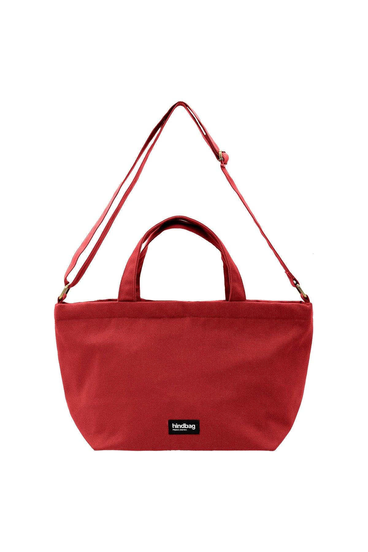 Cotton tote bag HINDBAG Red