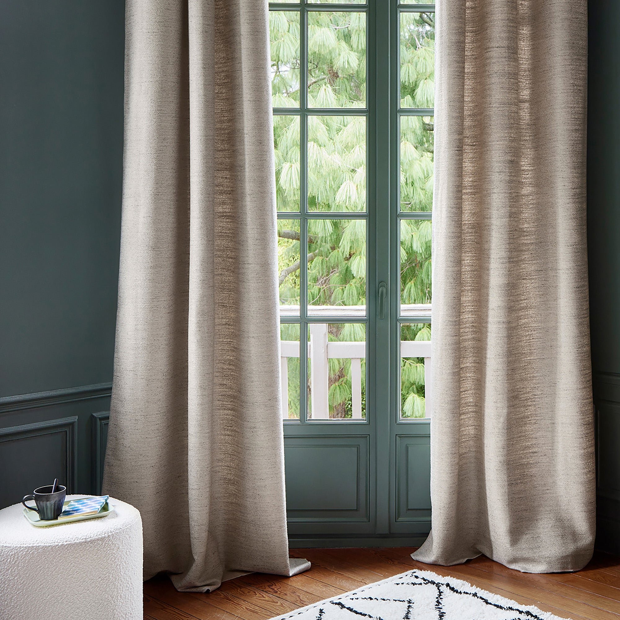 ORSSO - Curtain with gathering tape MADURA Beige