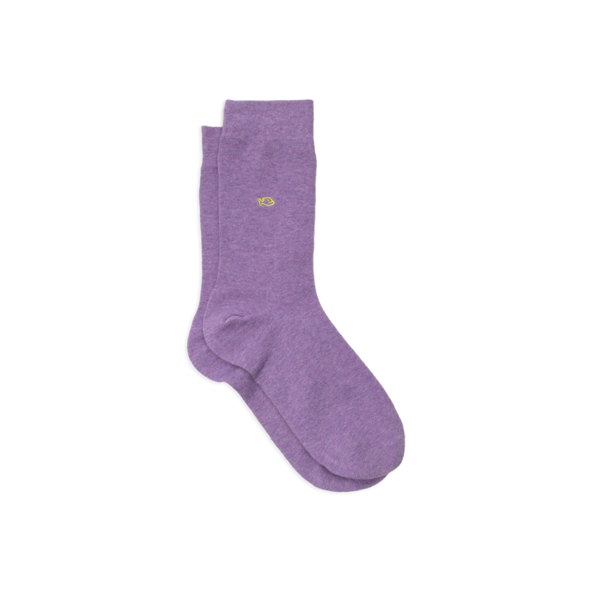 Solid combed cotton socks BILLYBELT Purple